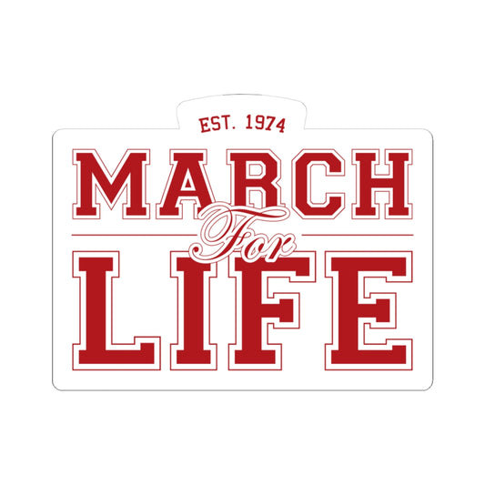 March for Life Collegiate Sticker