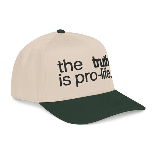 the truth is pro-life baseball cap
