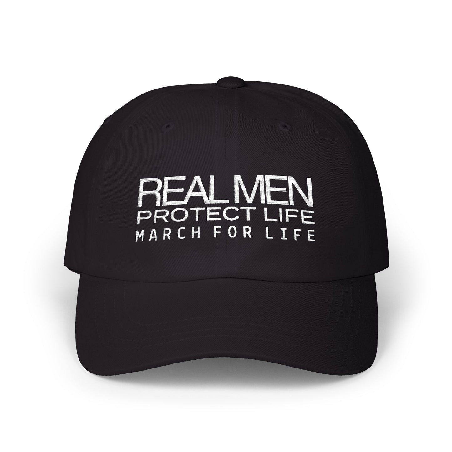 Real Men Protect Life Dad Cap