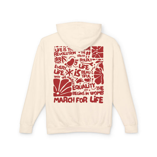 March for Life Block Print Hoodie
