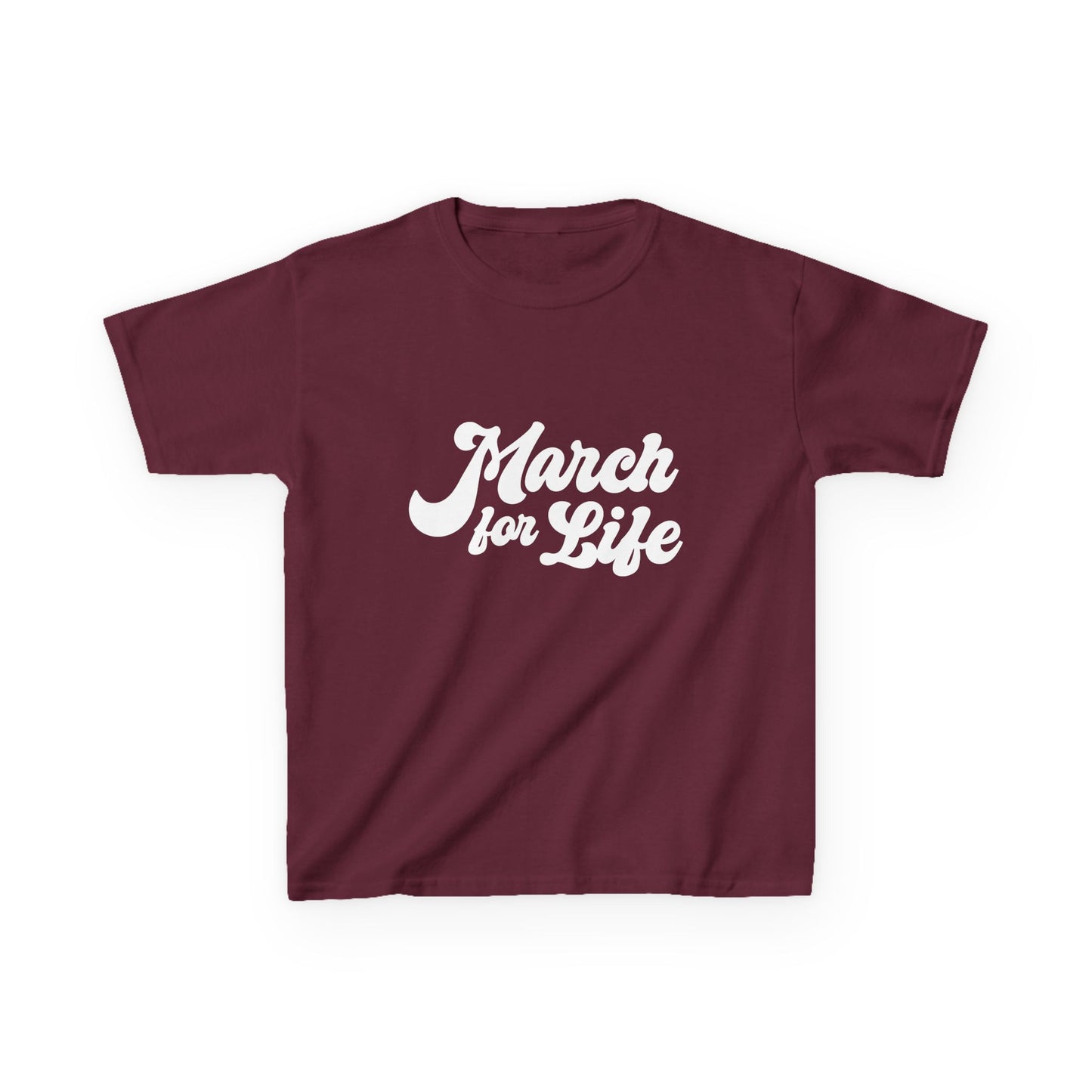Flourish March for Life Kids Heavy Cotton Tee