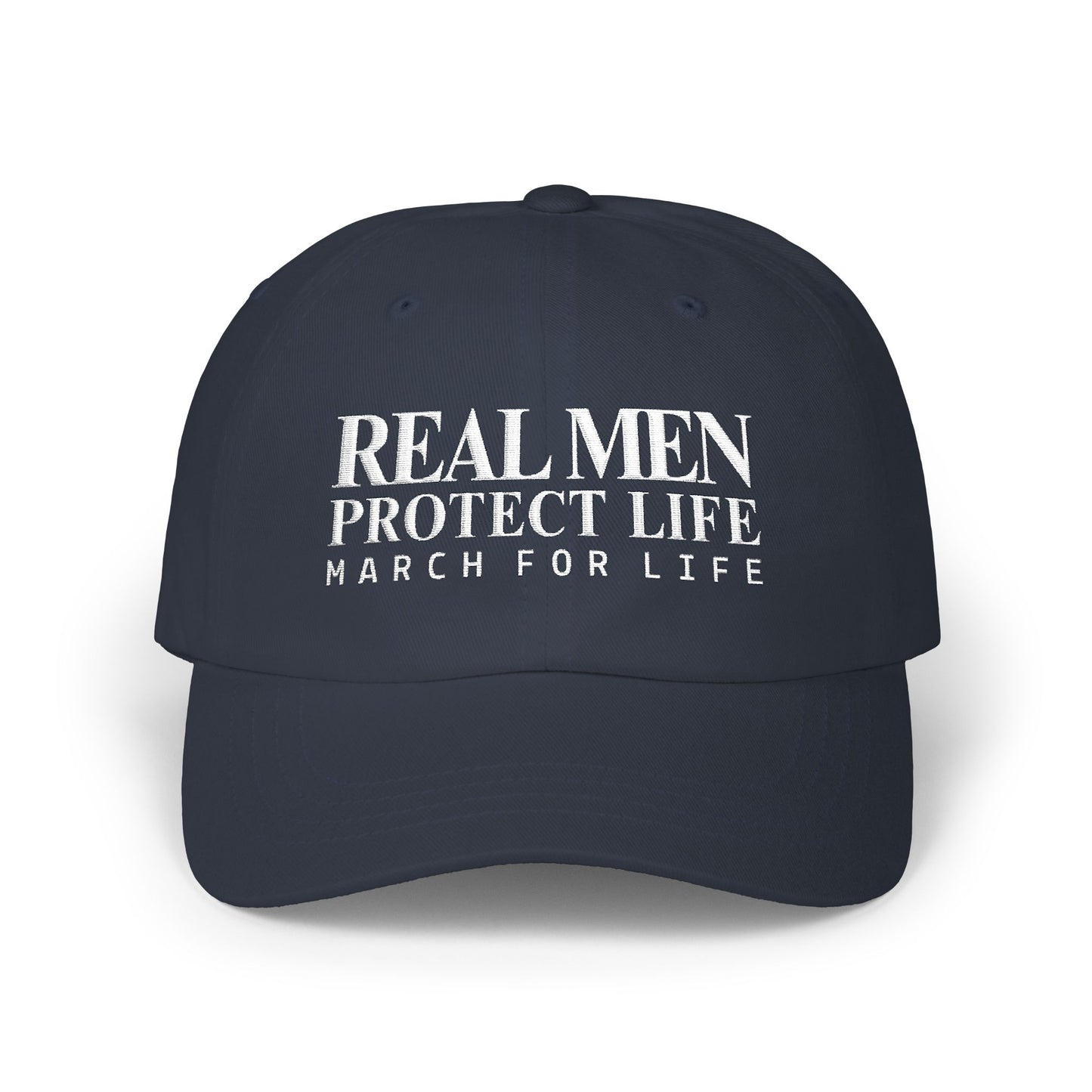 Real Men Protect Life Dad Cap