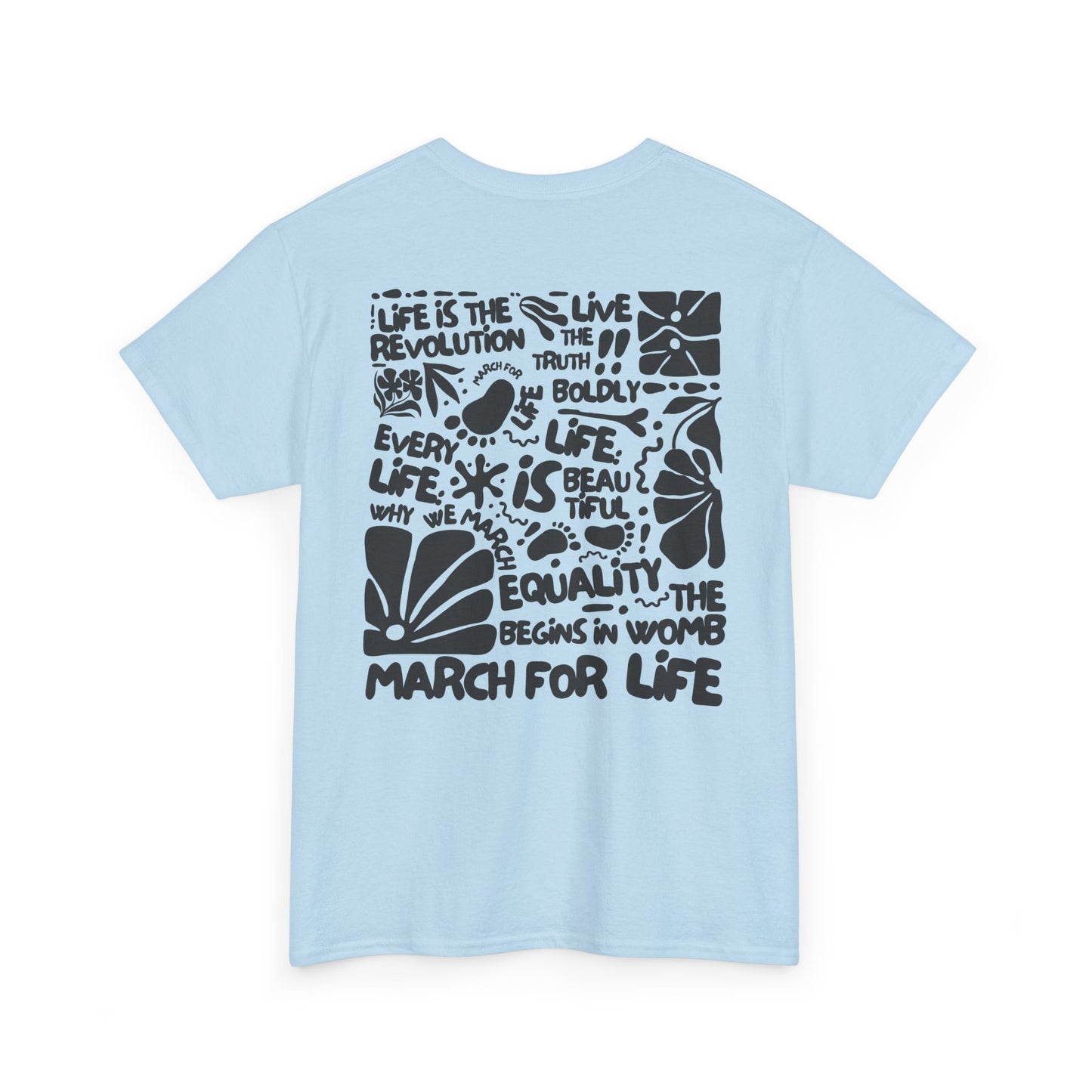 Quirky March for Life Heavy Cotton Tee