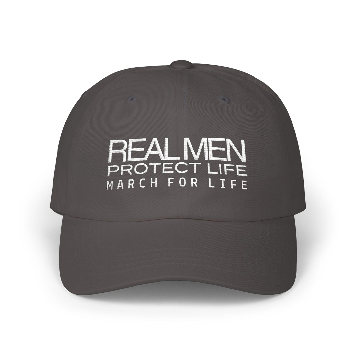 Real Men Protect Life Dad Cap