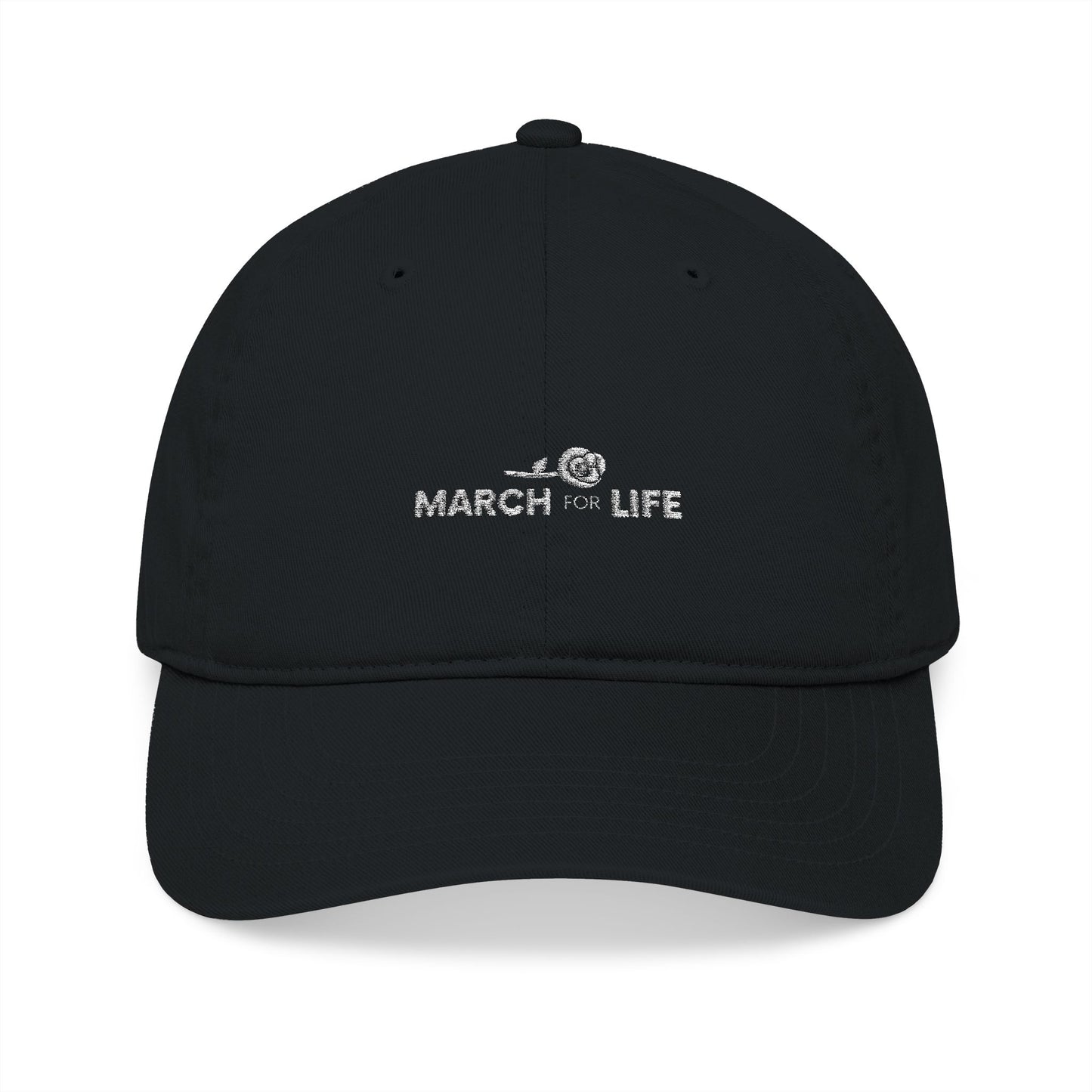March for Life Embroidered Organic Cap