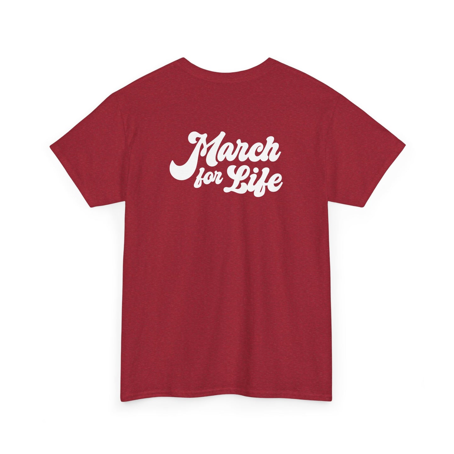 Flourish March for Life Heavy Cotton Tee