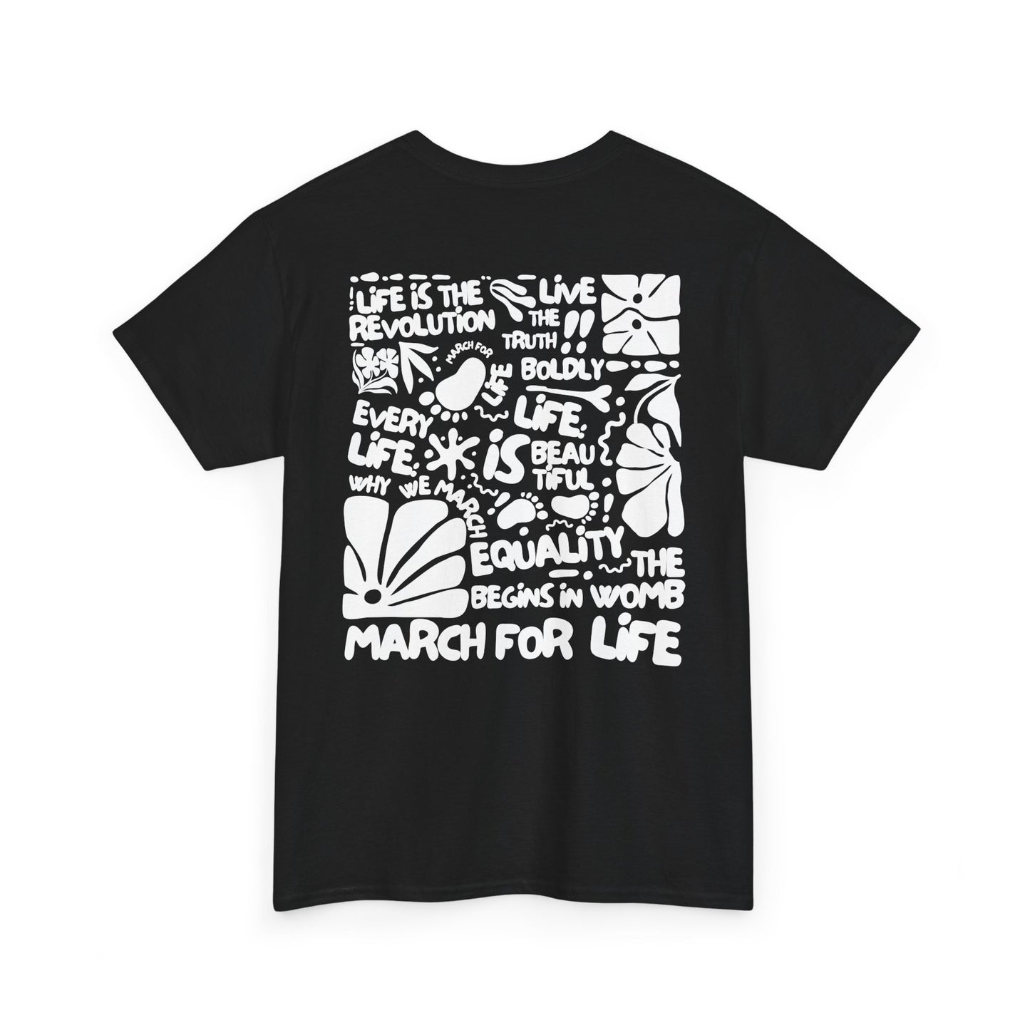 Quirky March for Life Heavy Cotton Tee