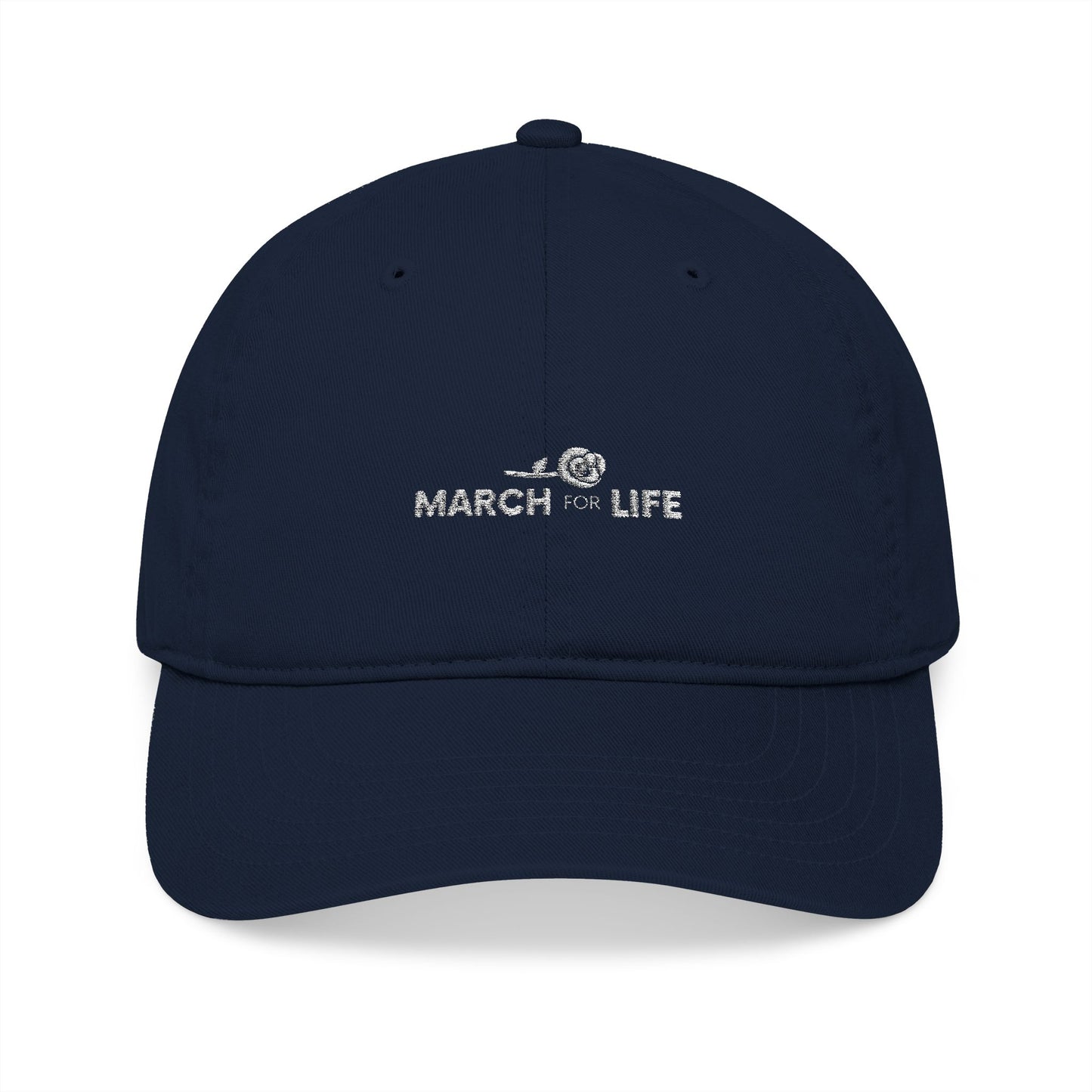 March for Life Embroidered Organic Cap