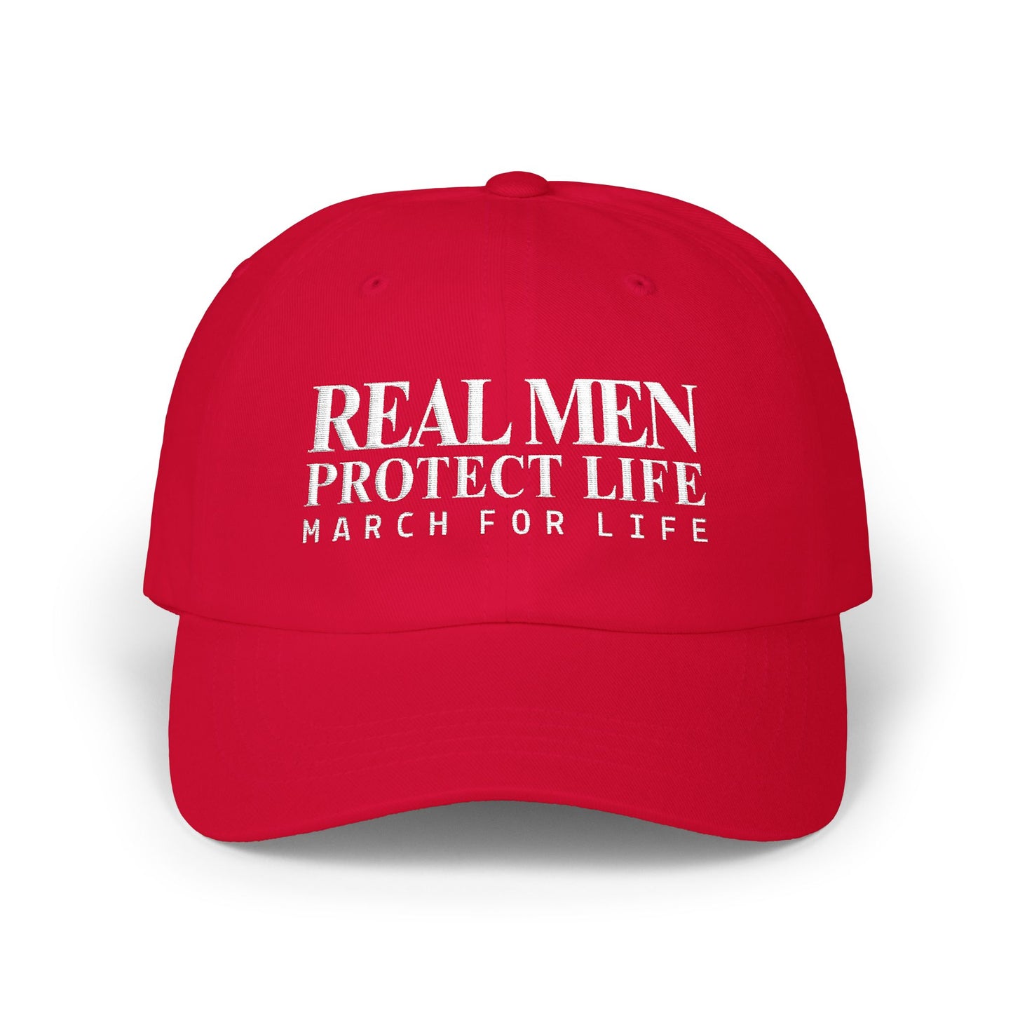 Real Men Protect Life Dad Cap