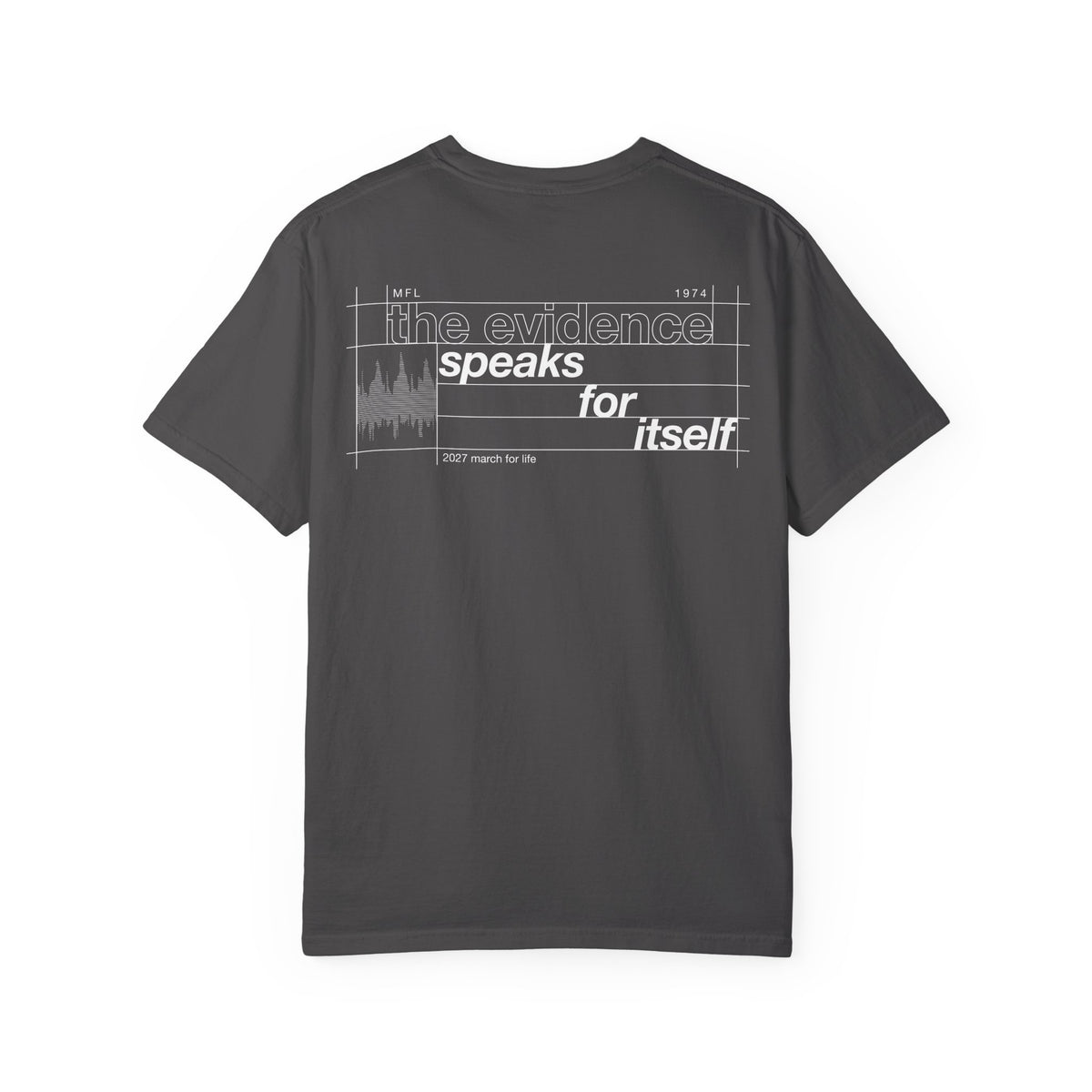 the truth is pro-life - Evidence Speaks for Itself Tee