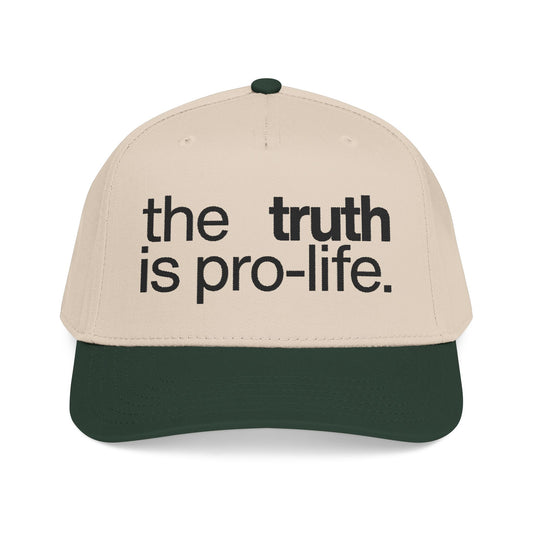the truth is pro-life baseball cap