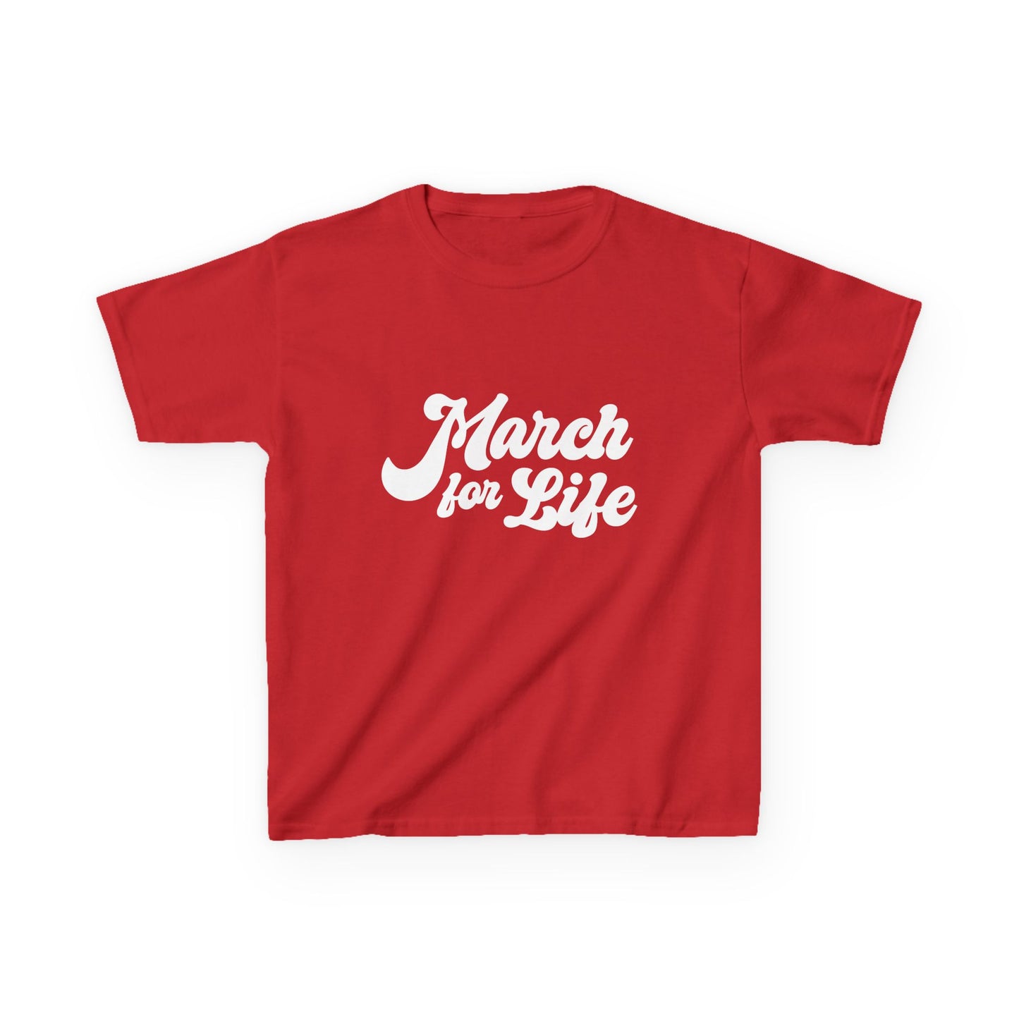 Flourish March for Life Kids Heavy Cotton Tee