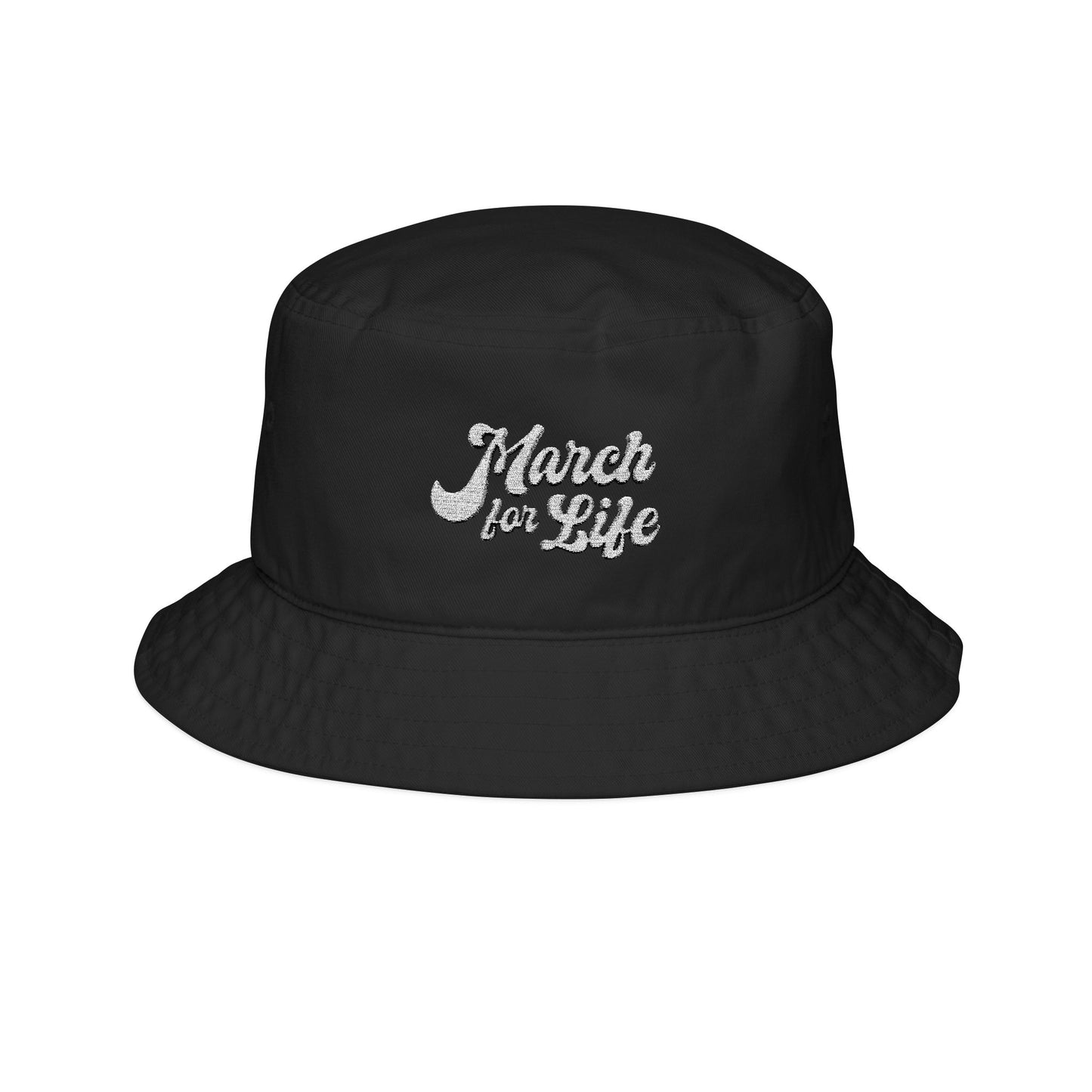 Embroidered March for Life Bucket Hat