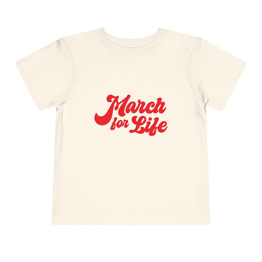 Flourish March for Life Toddler Tee