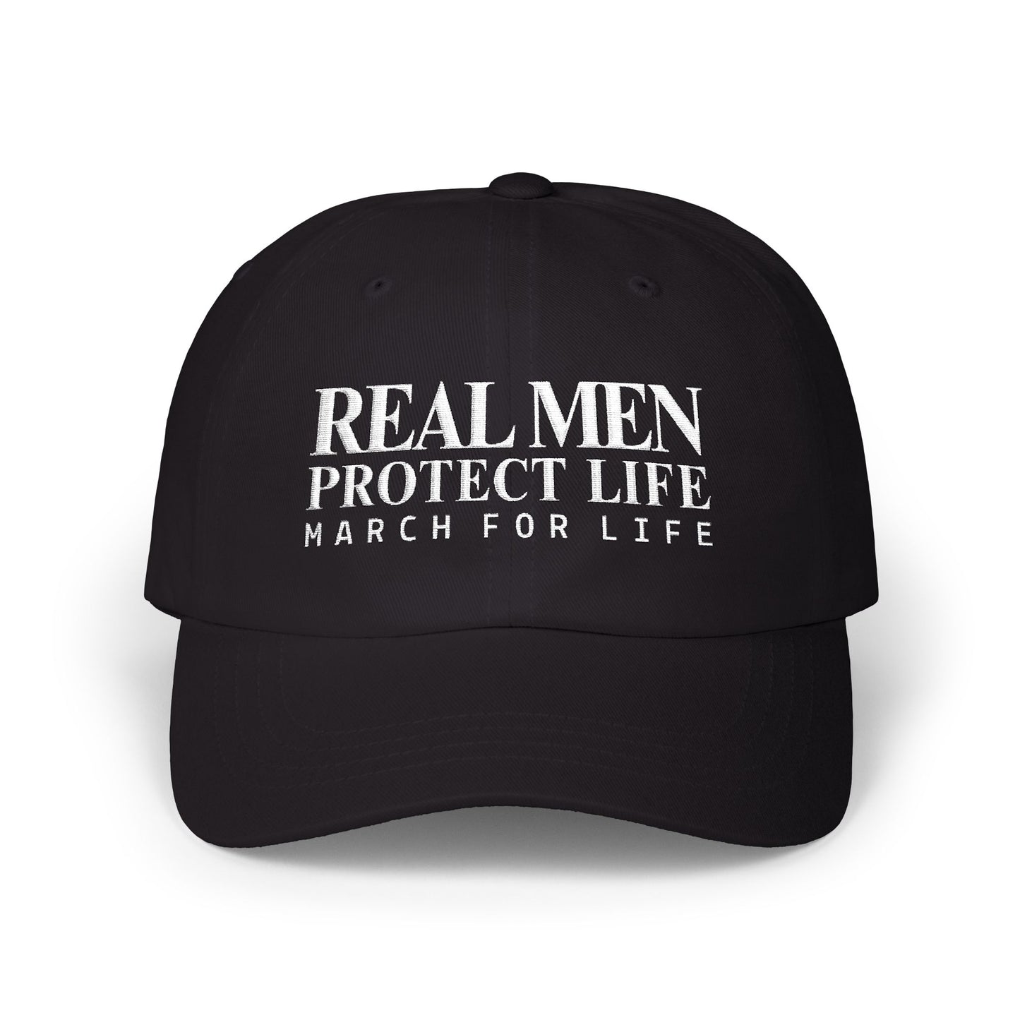 Real Men Protect Life Dad Cap