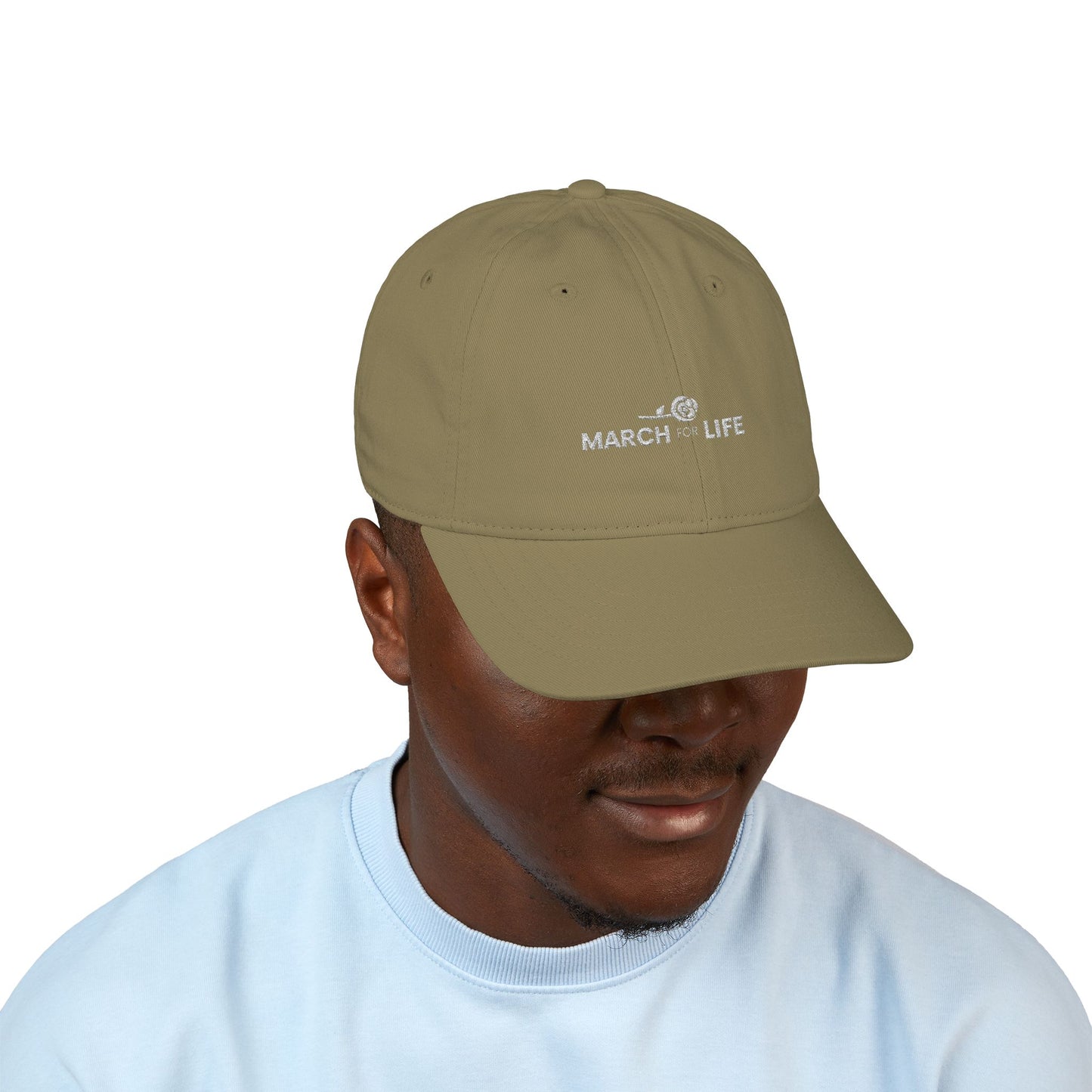 March for Life Embroidered Organic Cap