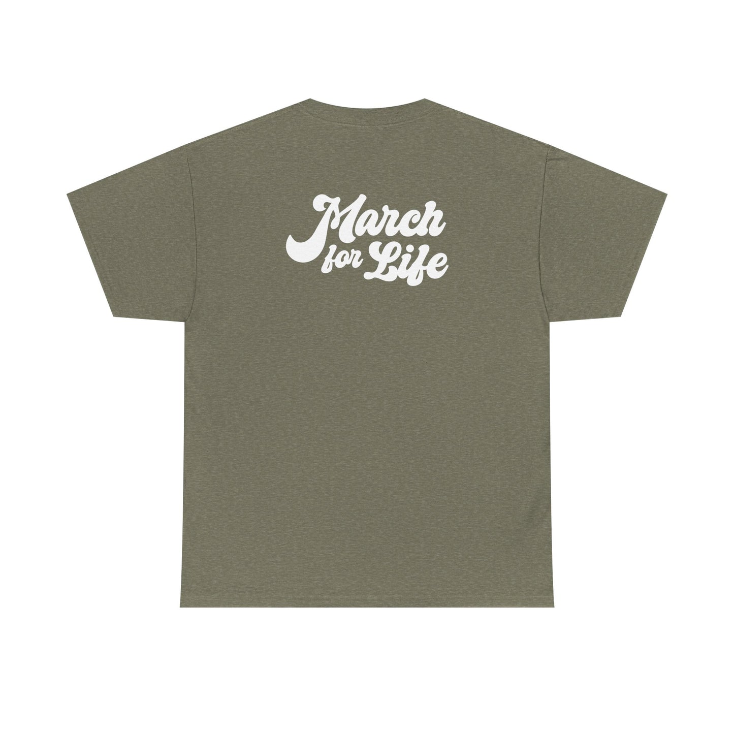 Flourish March for Life Heavy Cotton Tee