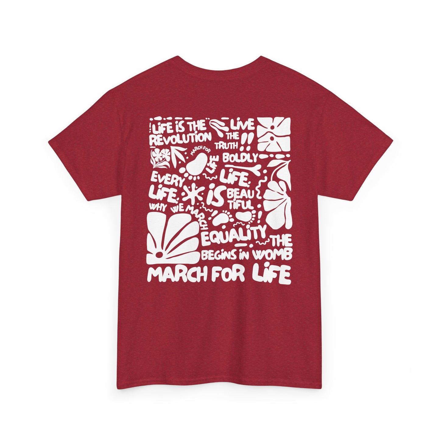 Quirky March for Life Heavy Cotton Tee