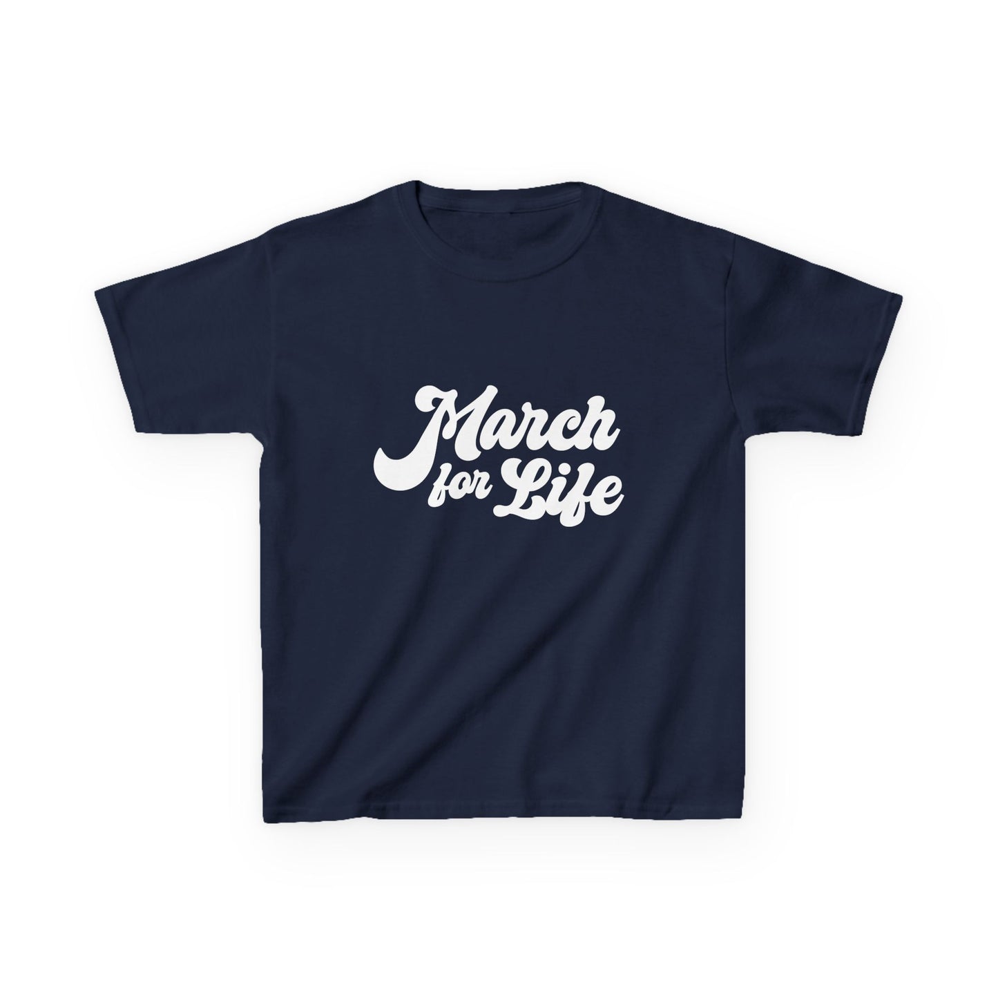Flourish March for Life Kids Heavy Cotton Tee