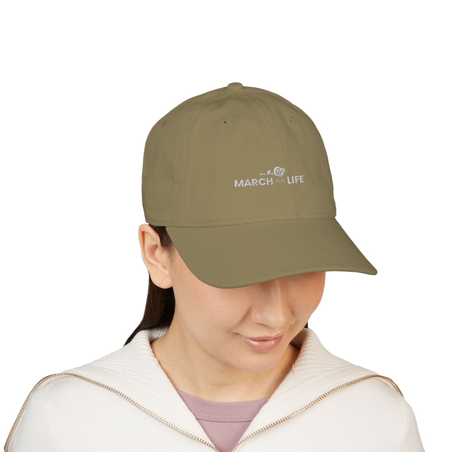 March for Life Embroidered Organic Cap