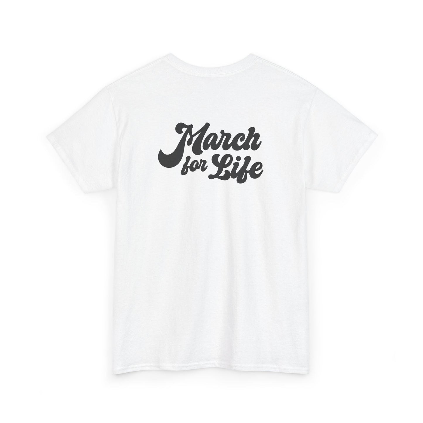 Flourish March for Life Heavy Cotton Tee