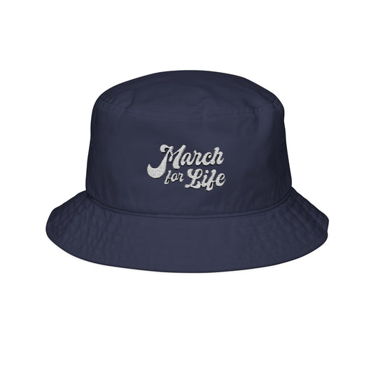 Embroidered March for Life Bucket Hat
