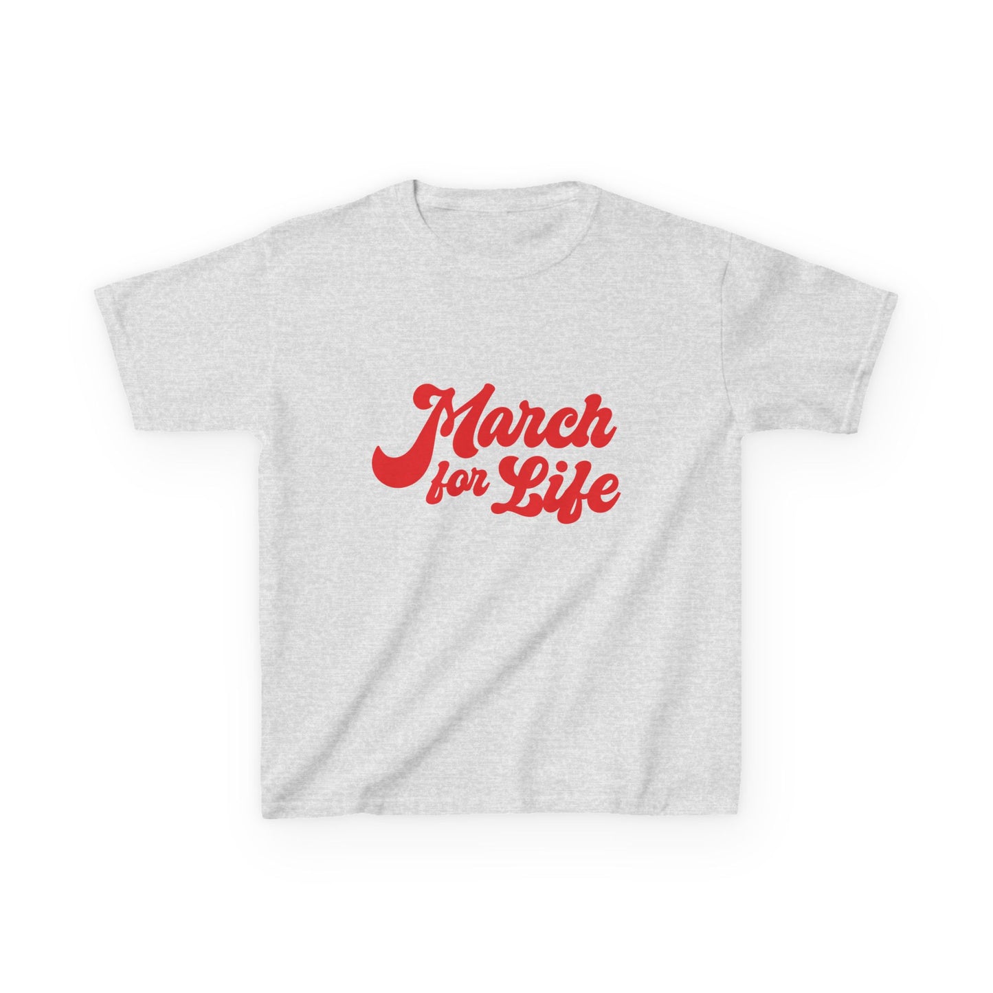 Flourish March for Life Kids Heavy Cotton Tee
