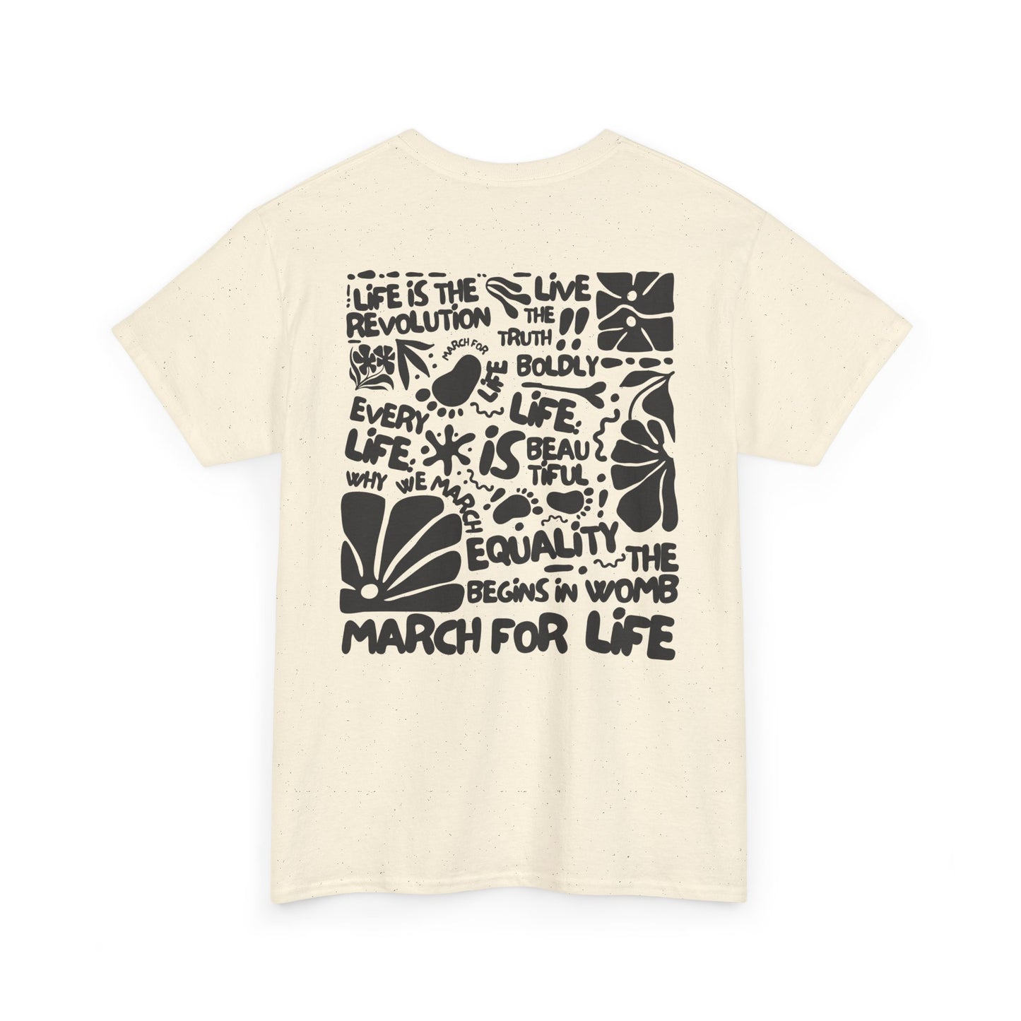 Quirky March for Life Heavy Cotton Tee