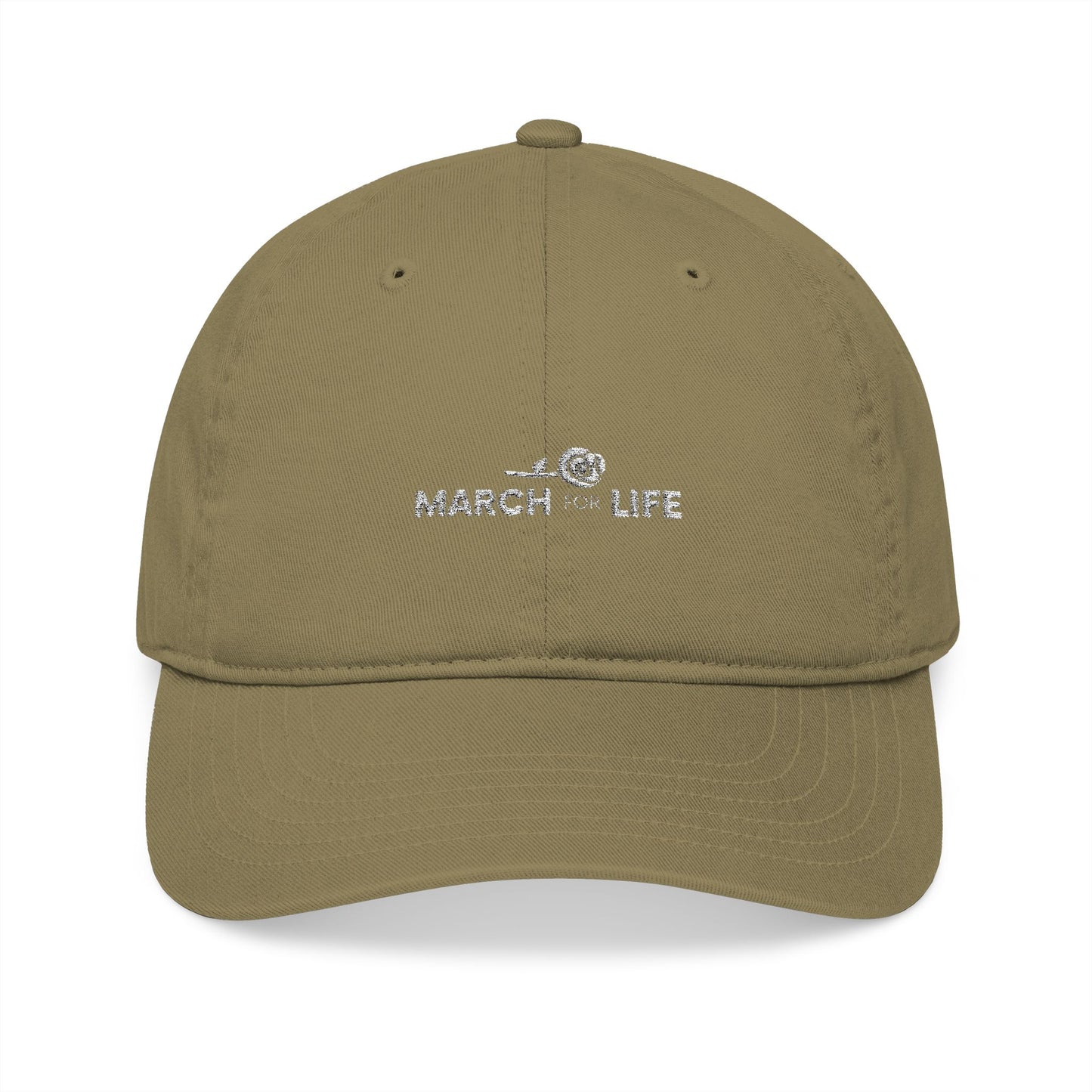 March for Life Embroidered Organic Cap