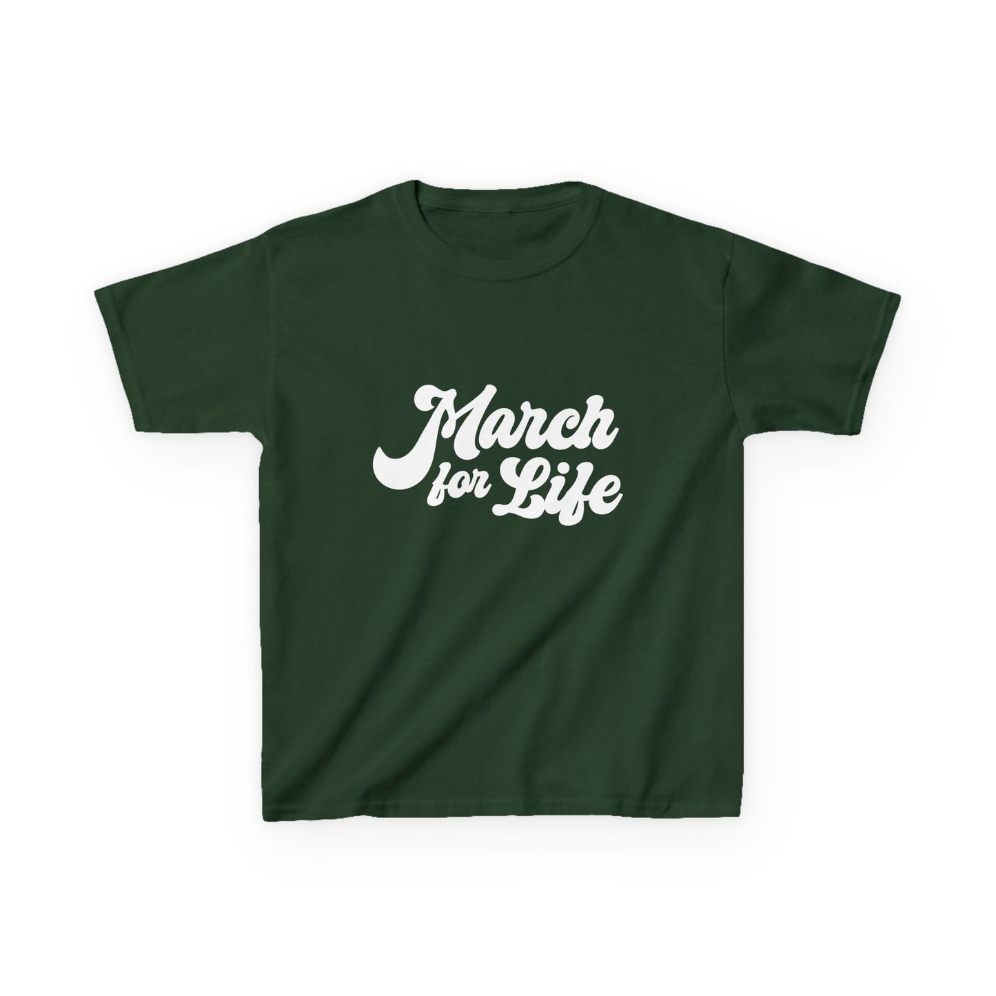 Flourish March for Life Kids Heavy Cotton Tee