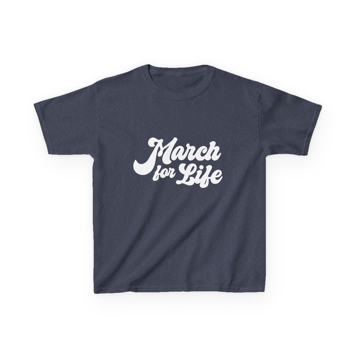 Flourish March for Life Kids Heavy Cotton Tee