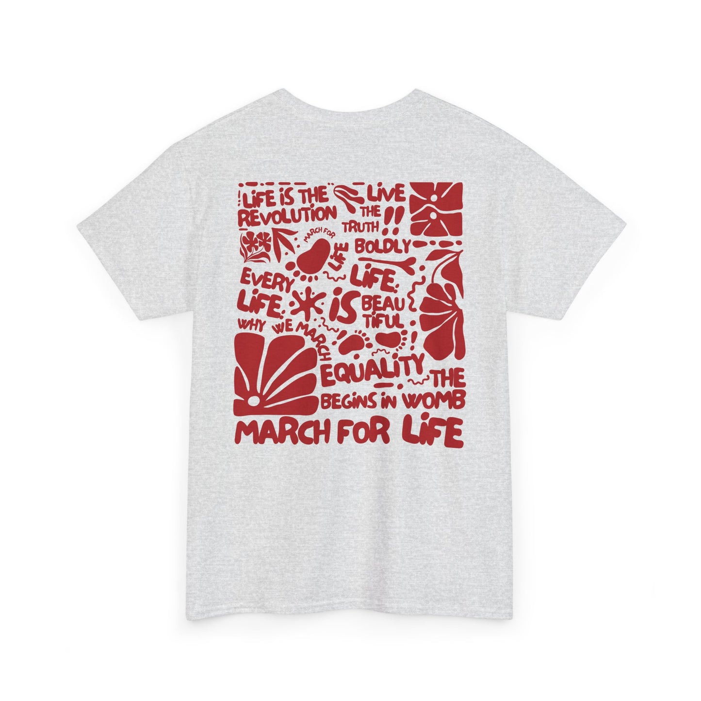 Quirky March for Life Heavy Cotton Tee
