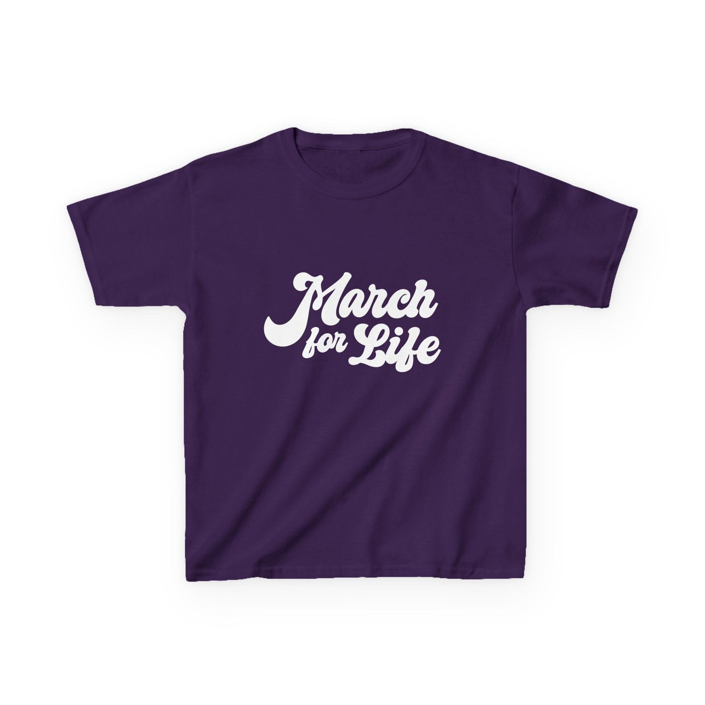Flourish March for Life Kids Heavy Cotton Tee