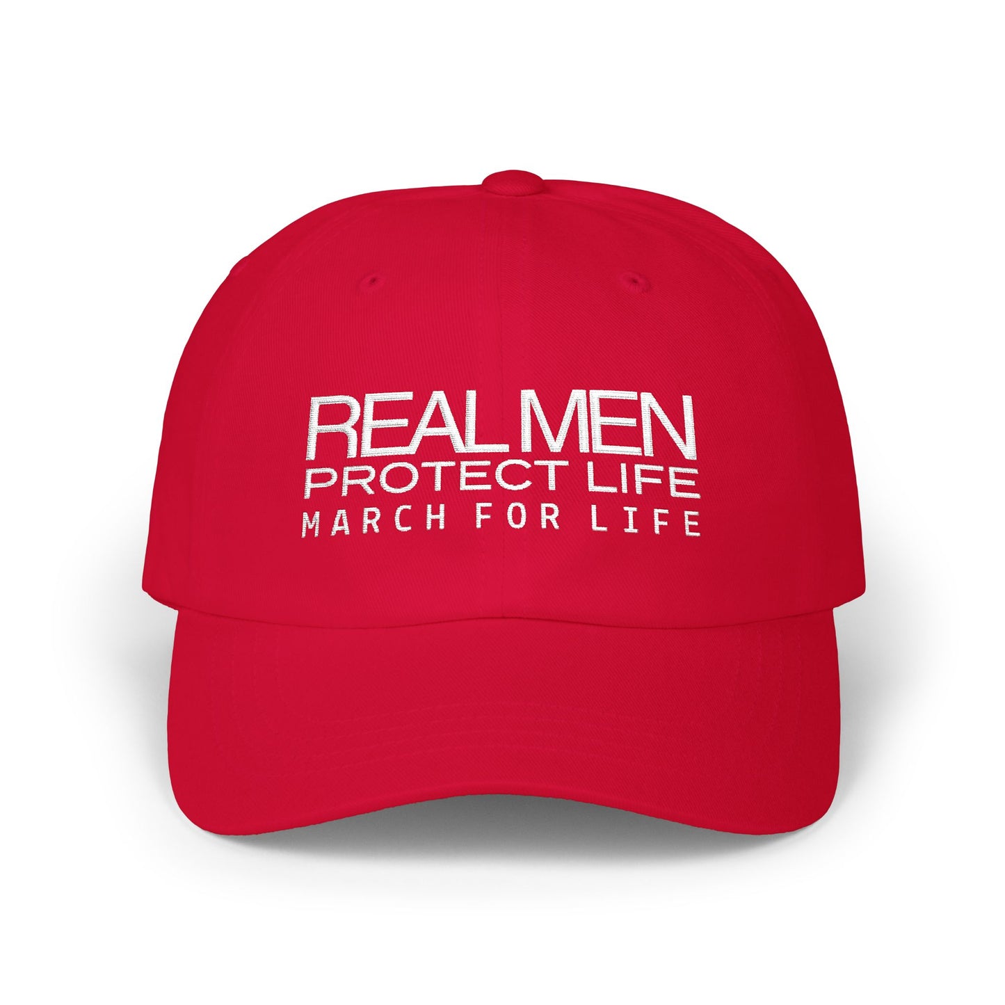 Real Men Protect Life Dad Cap