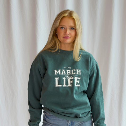 March for Life Collegiate Sweatshirt II