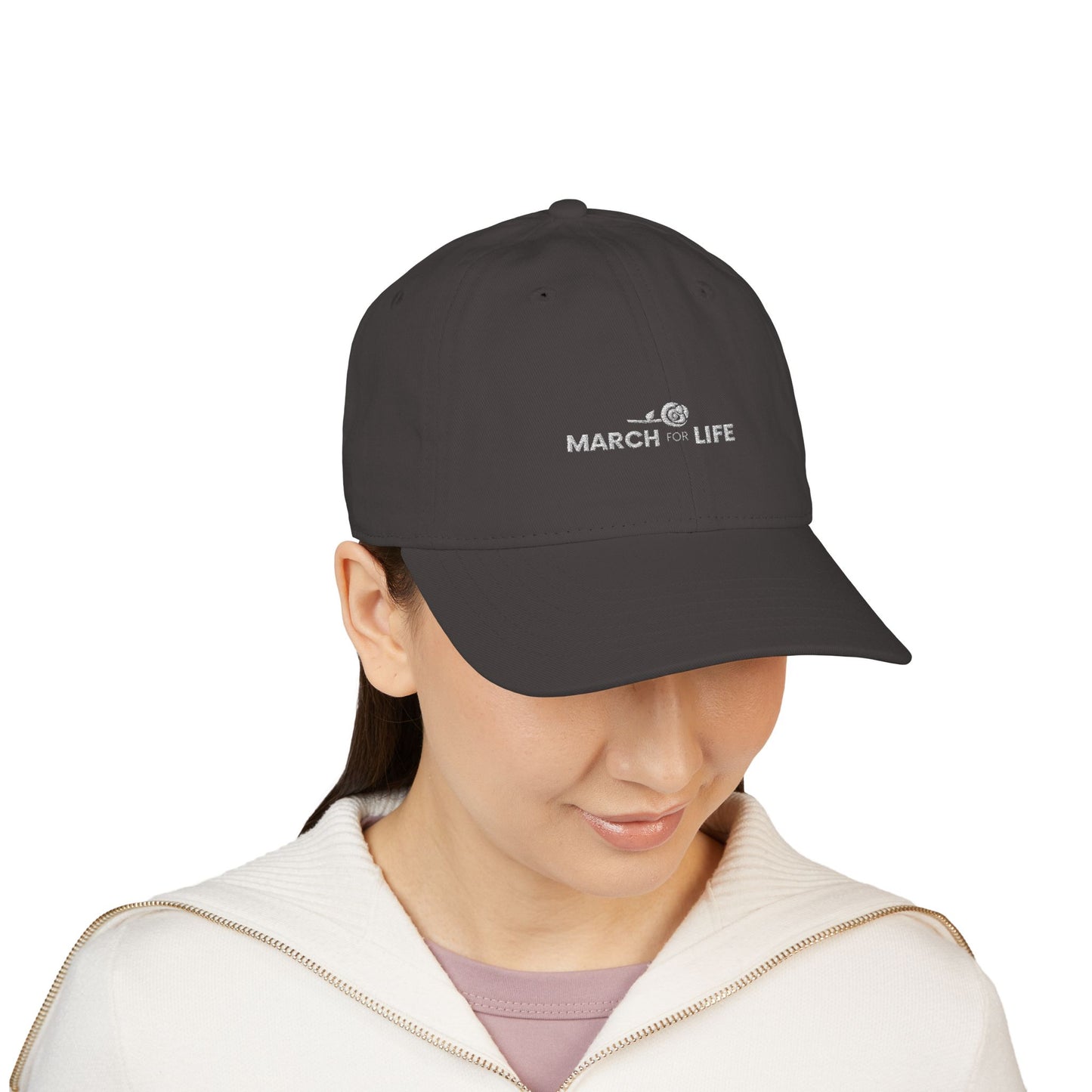 March for Life Embroidered Organic Cap