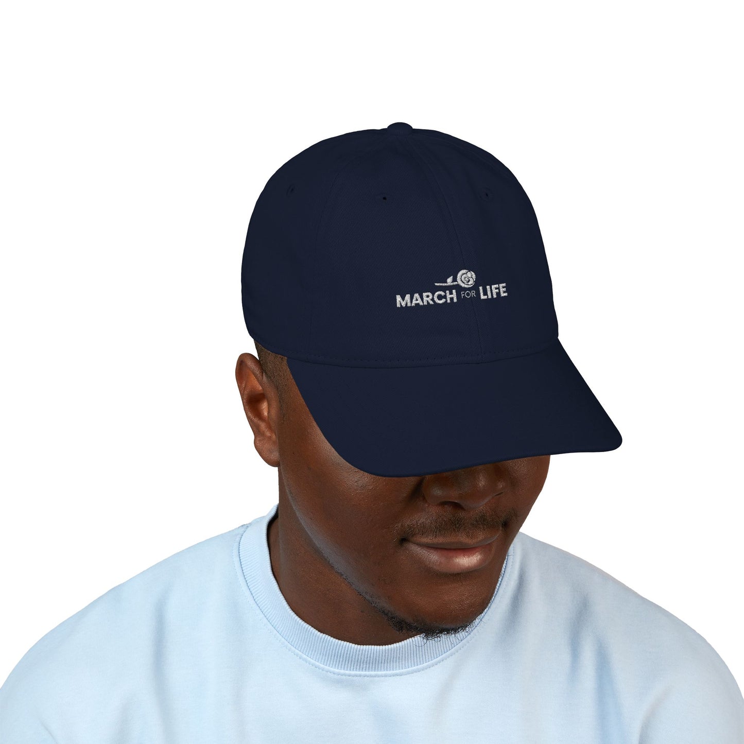 March for Life Embroidered Organic Cap