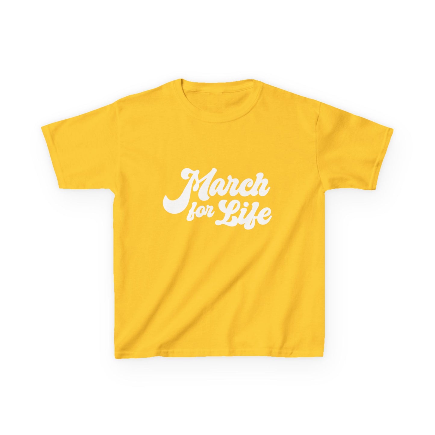 Flourish March for Life Kids Heavy Cotton Tee