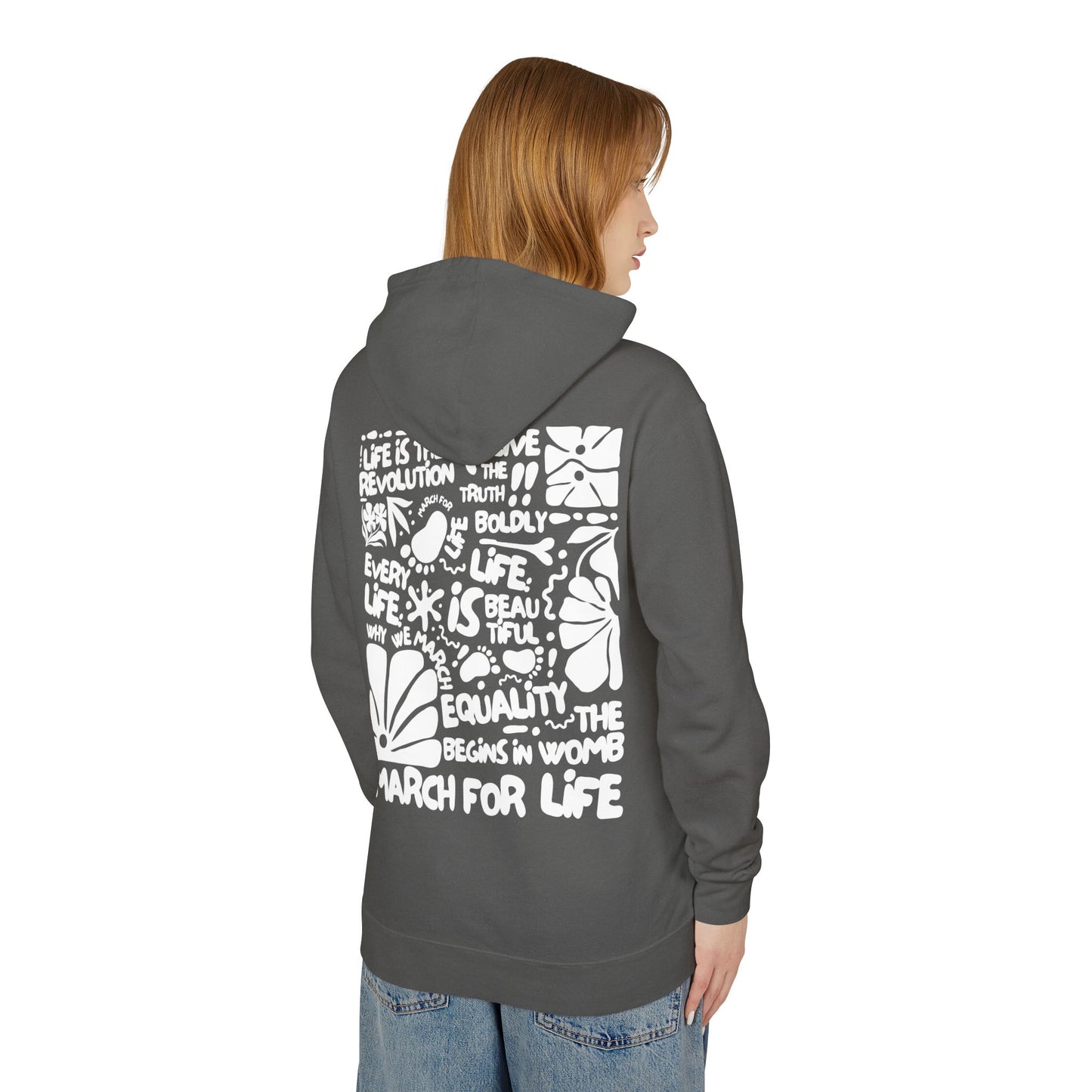 March for Life Block Print Hoodie