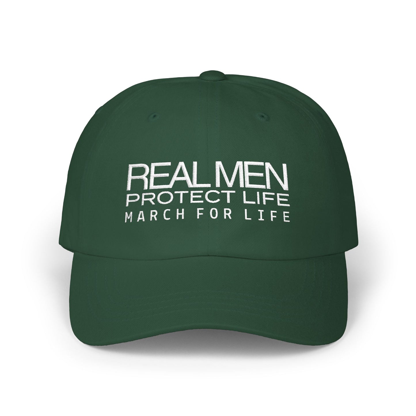 Real Men Protect Life Dad Cap