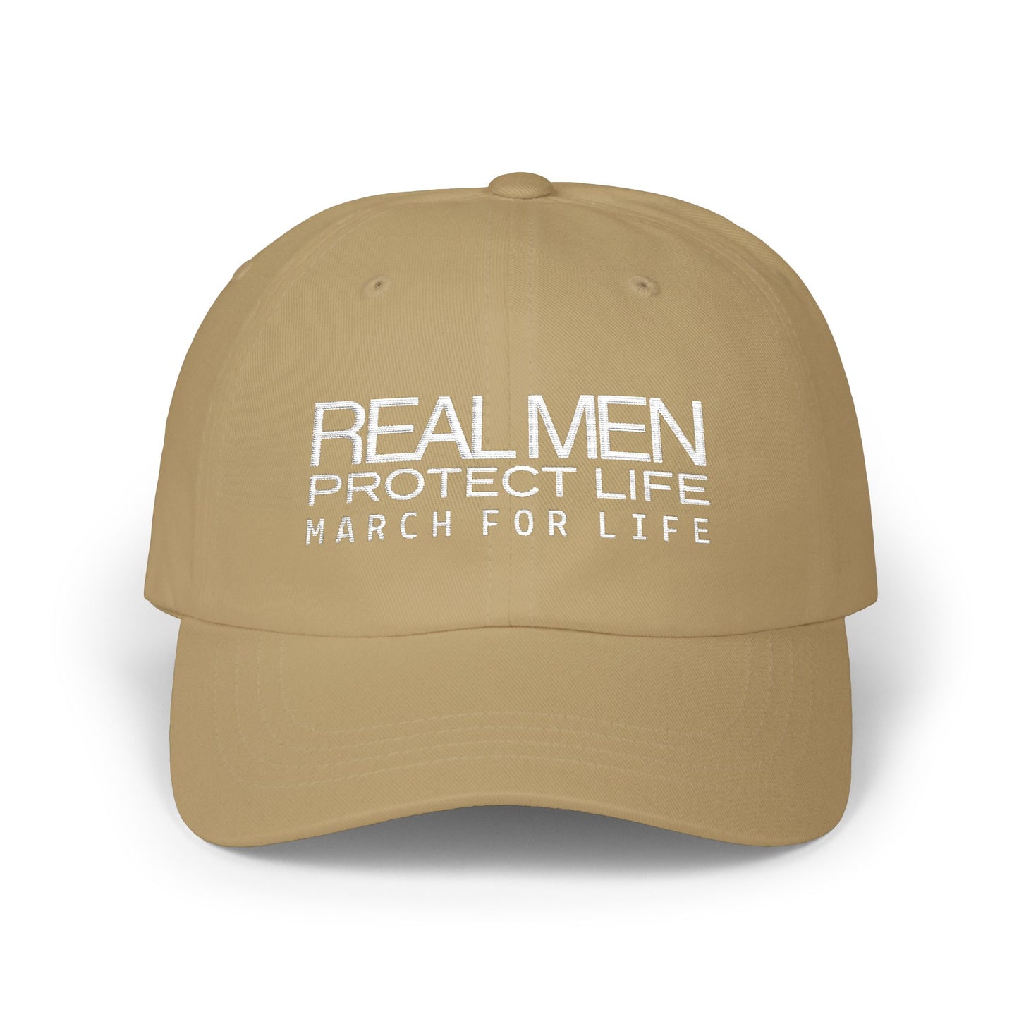 Real Men Protect Life Dad Cap