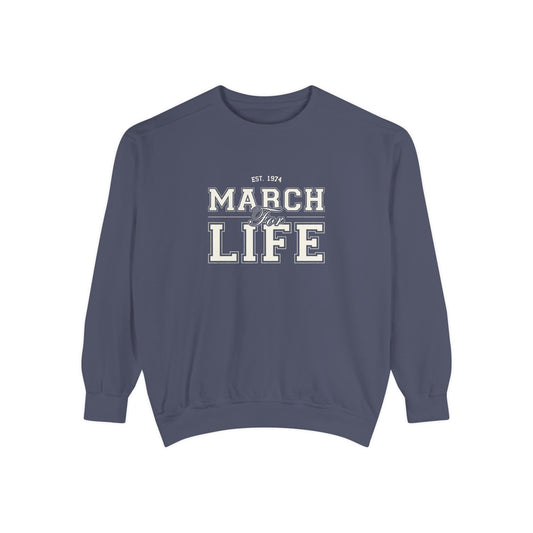 March for Life Collegiate Sweatshirt II