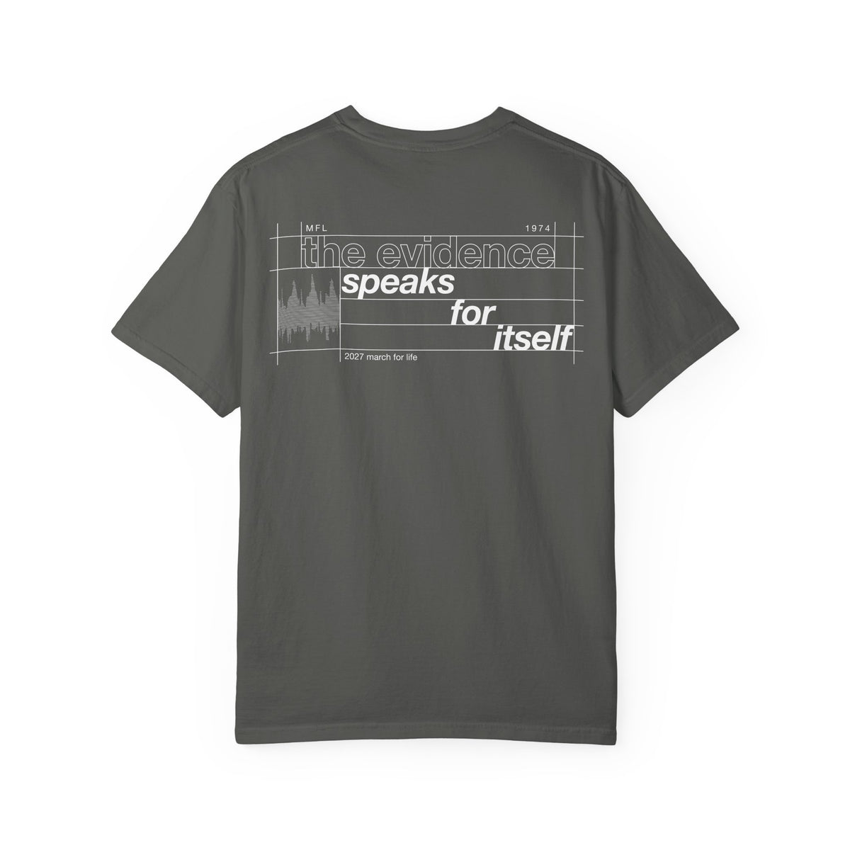 the truth is pro-life - Evidence Speaks for Itself Tee