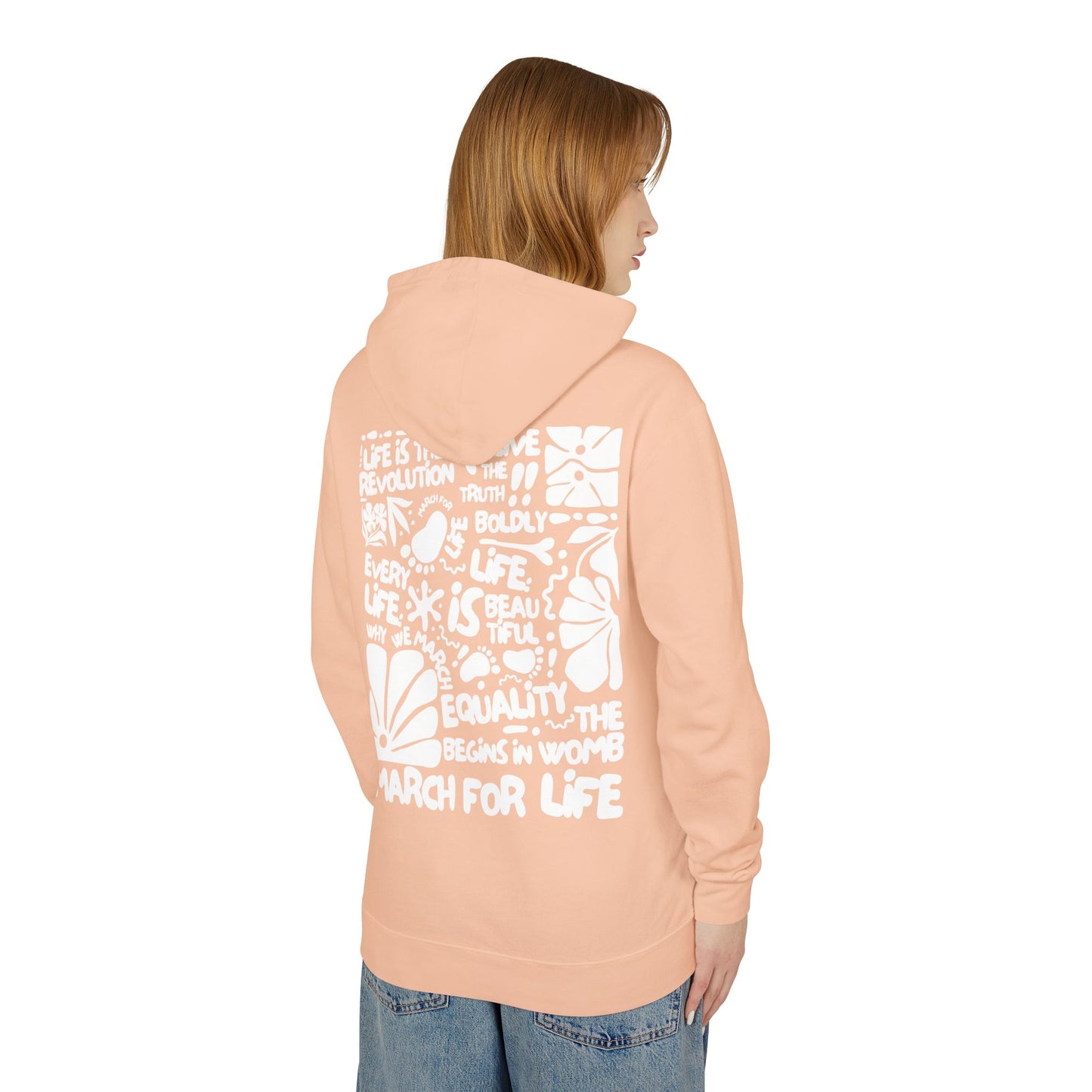 March for Life Block Print Hoodie