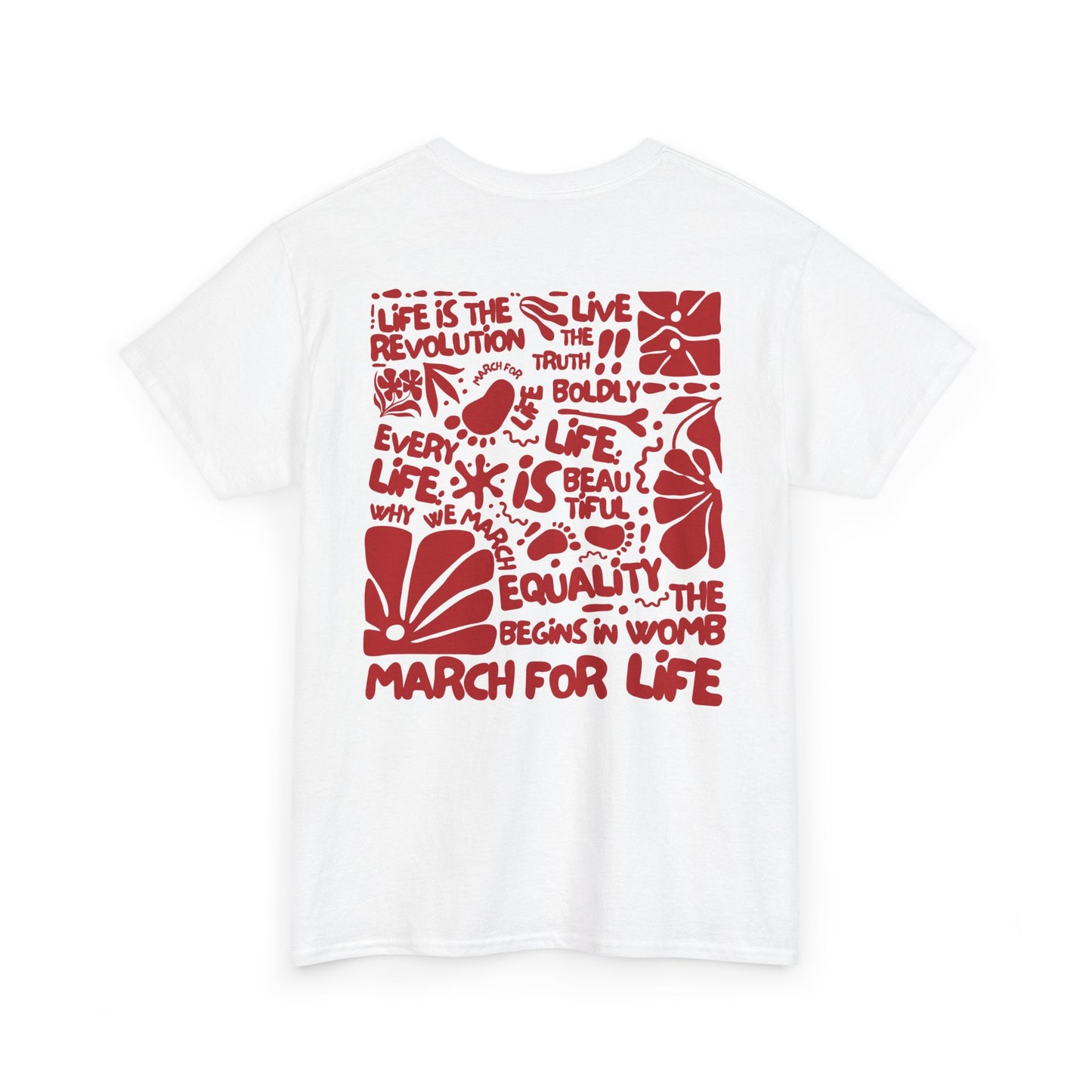 Quirky March for Life Heavy Cotton Tee