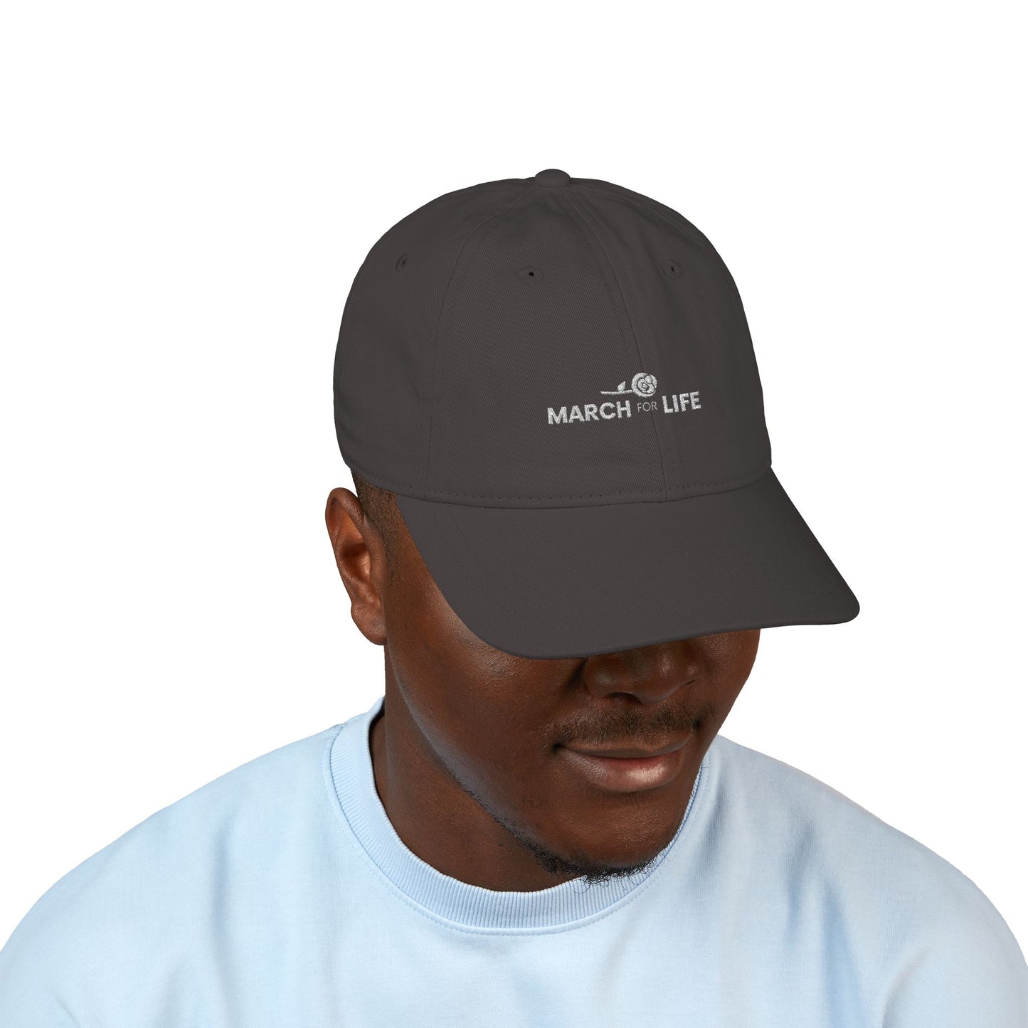 March for Life Embroidered Organic Cap