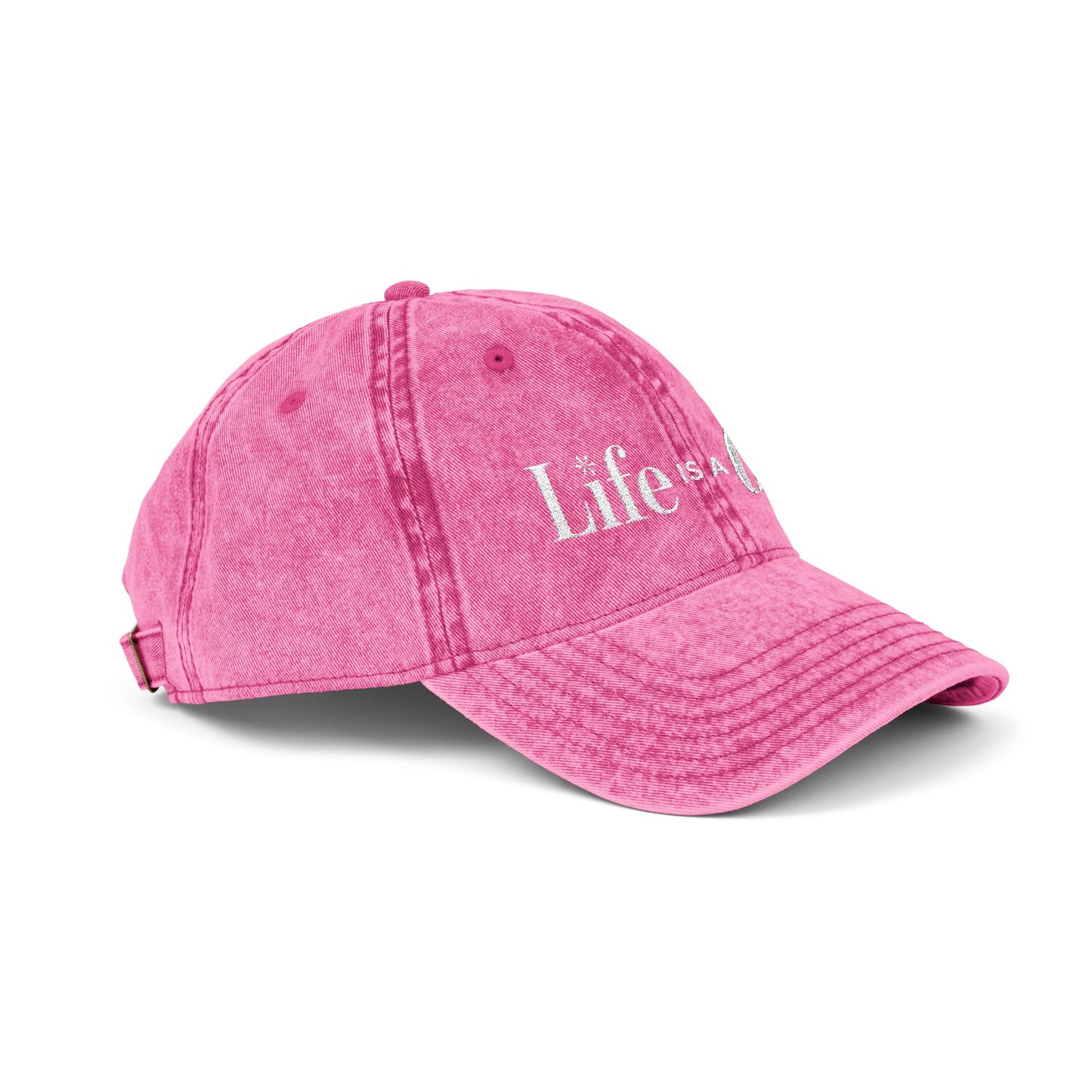 Life is a Gift Vintage Embroidered Hat