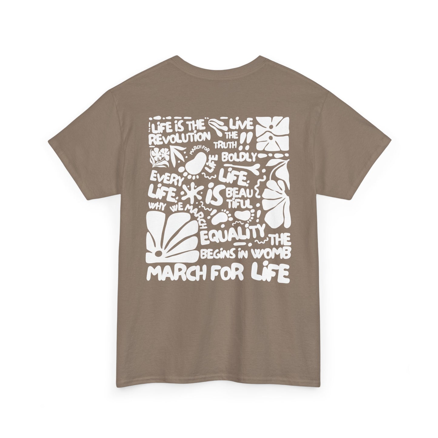 Quirky March for Life Heavy Cotton Tee