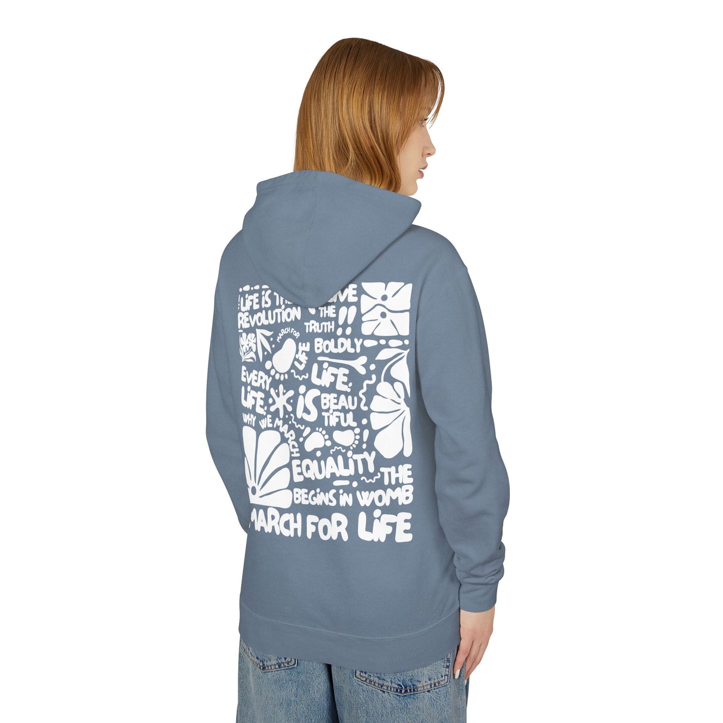 March for Life Block Print Hoodie