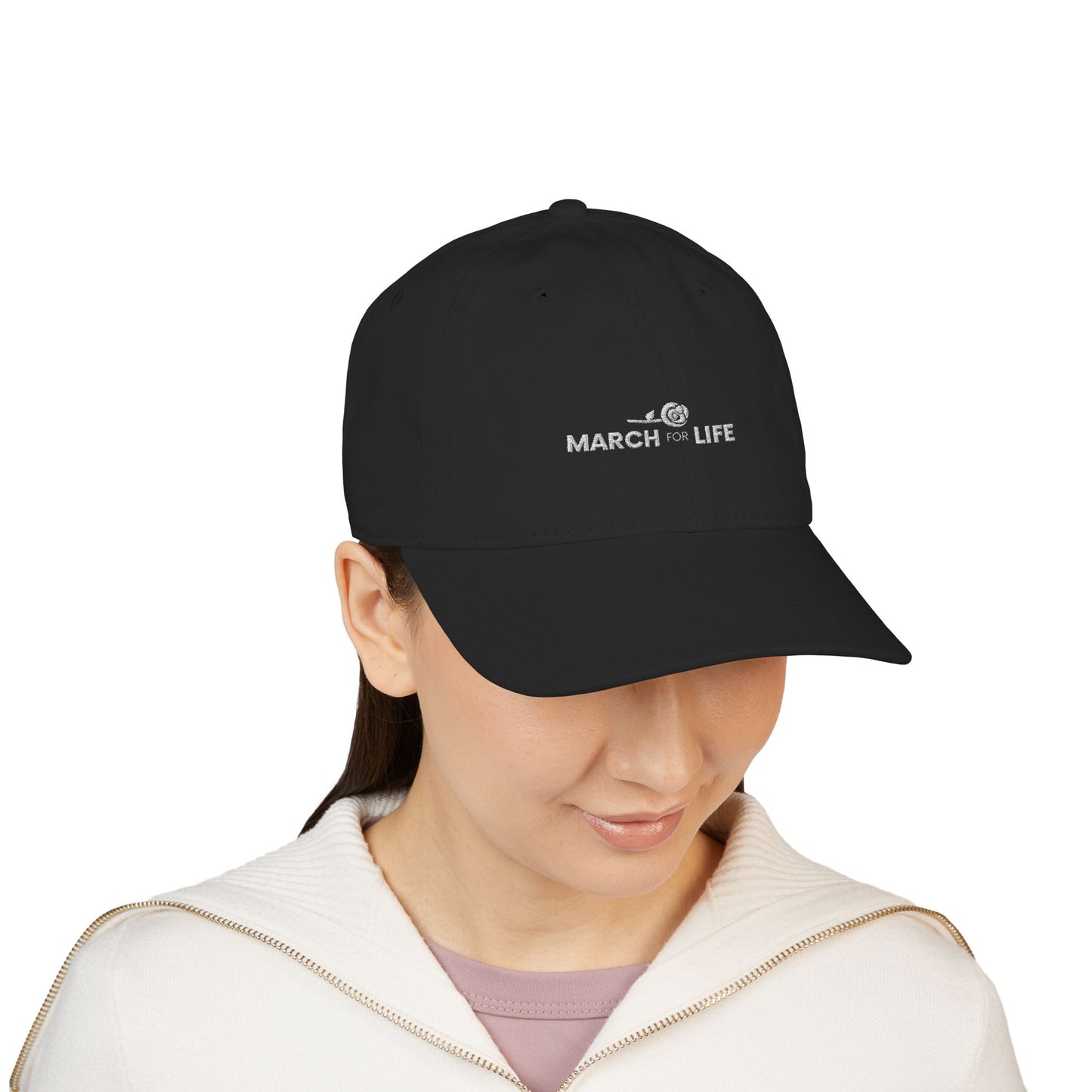 March for Life Embroidered Organic Cap